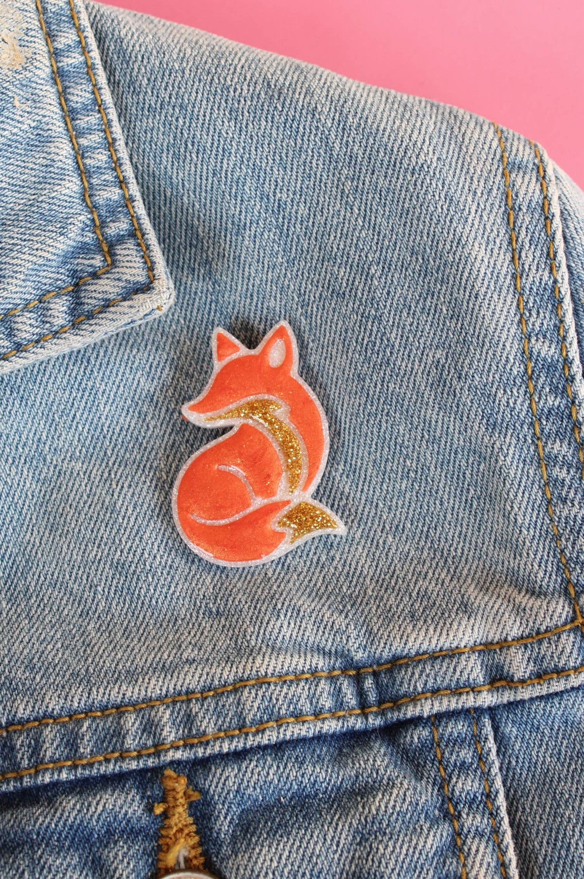 Moule silicone broche RENARD - 6 broches