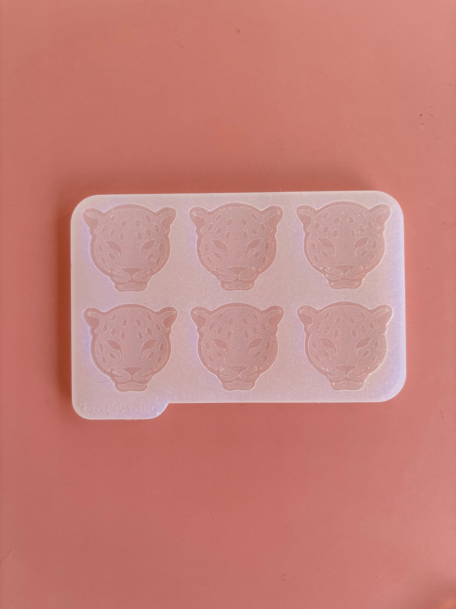 Moule silicone broche LEOPARD - 6 broches
