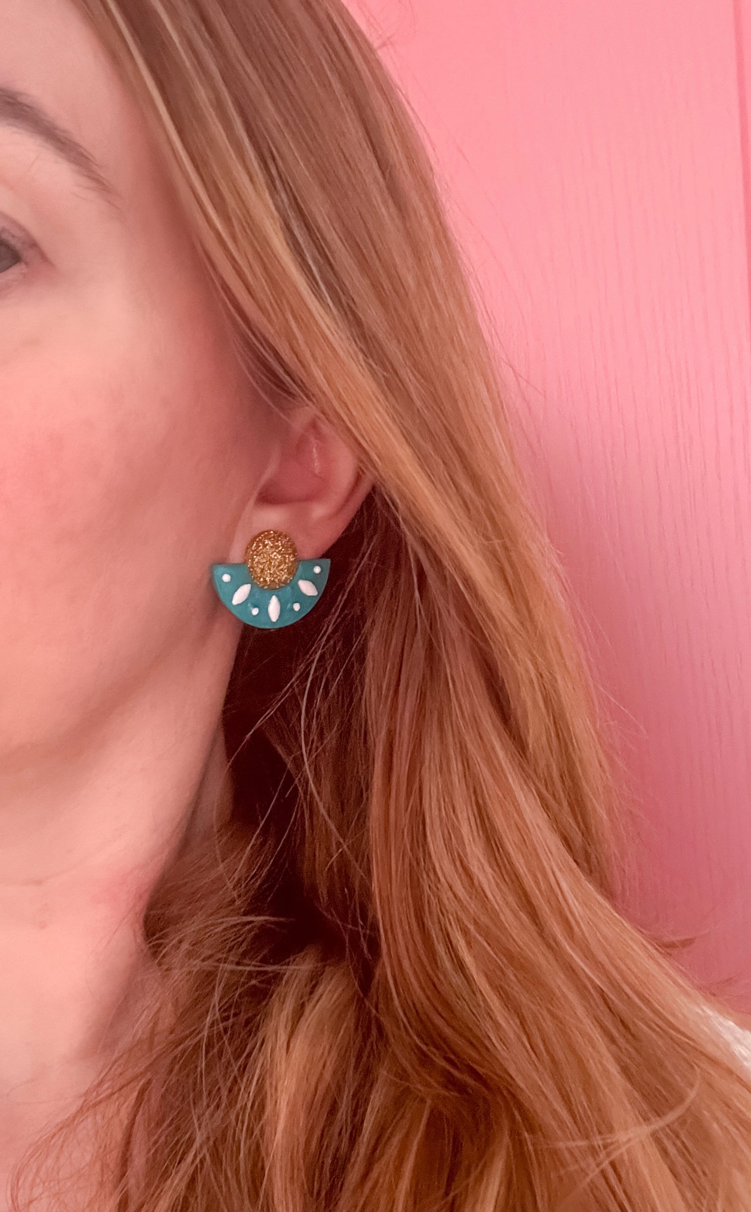 Moule silicone boucle oreille DEMI-LUNE NOMADE - 6 paires