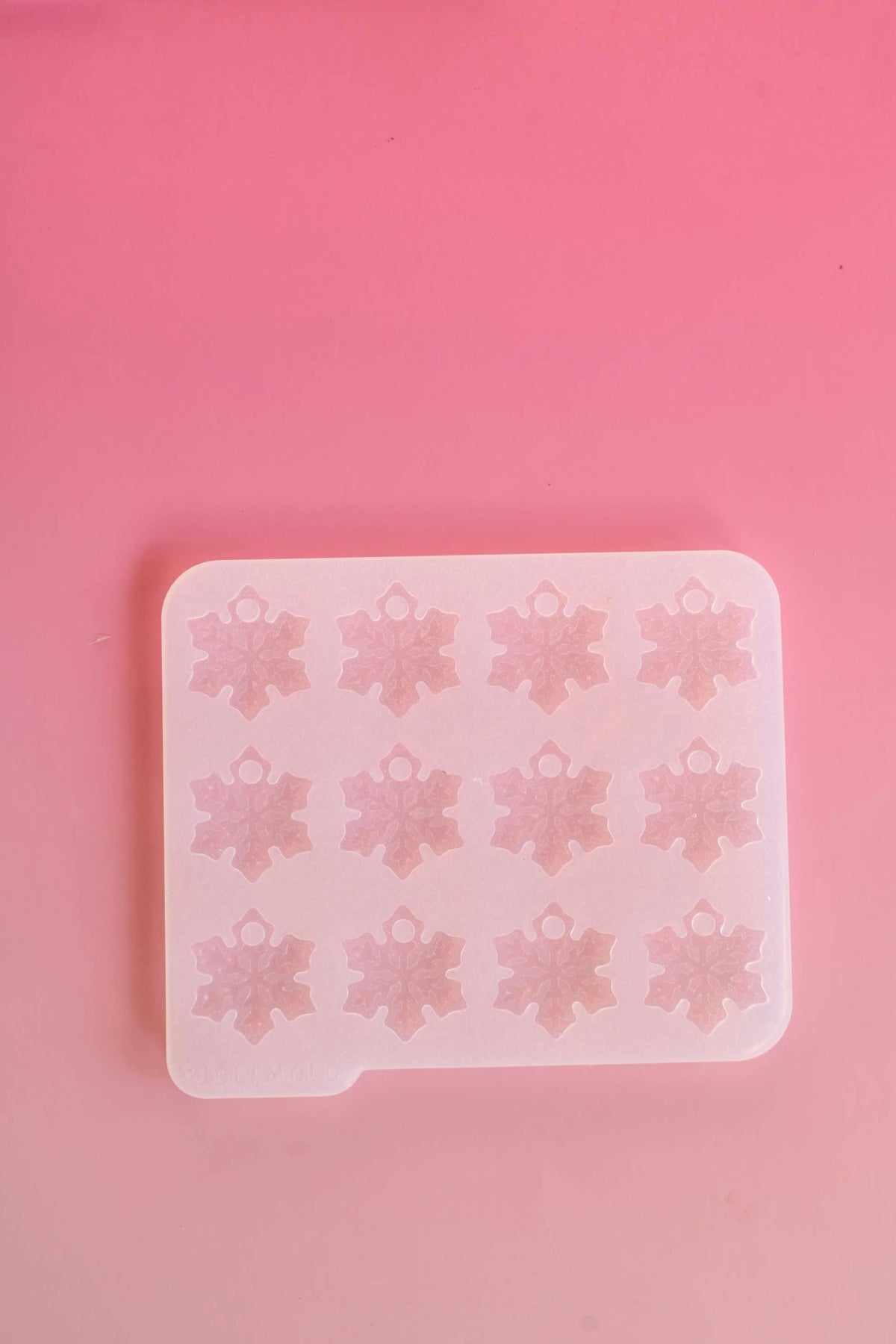 Moule silicone pampille GRAND FLOCON - 6 paires