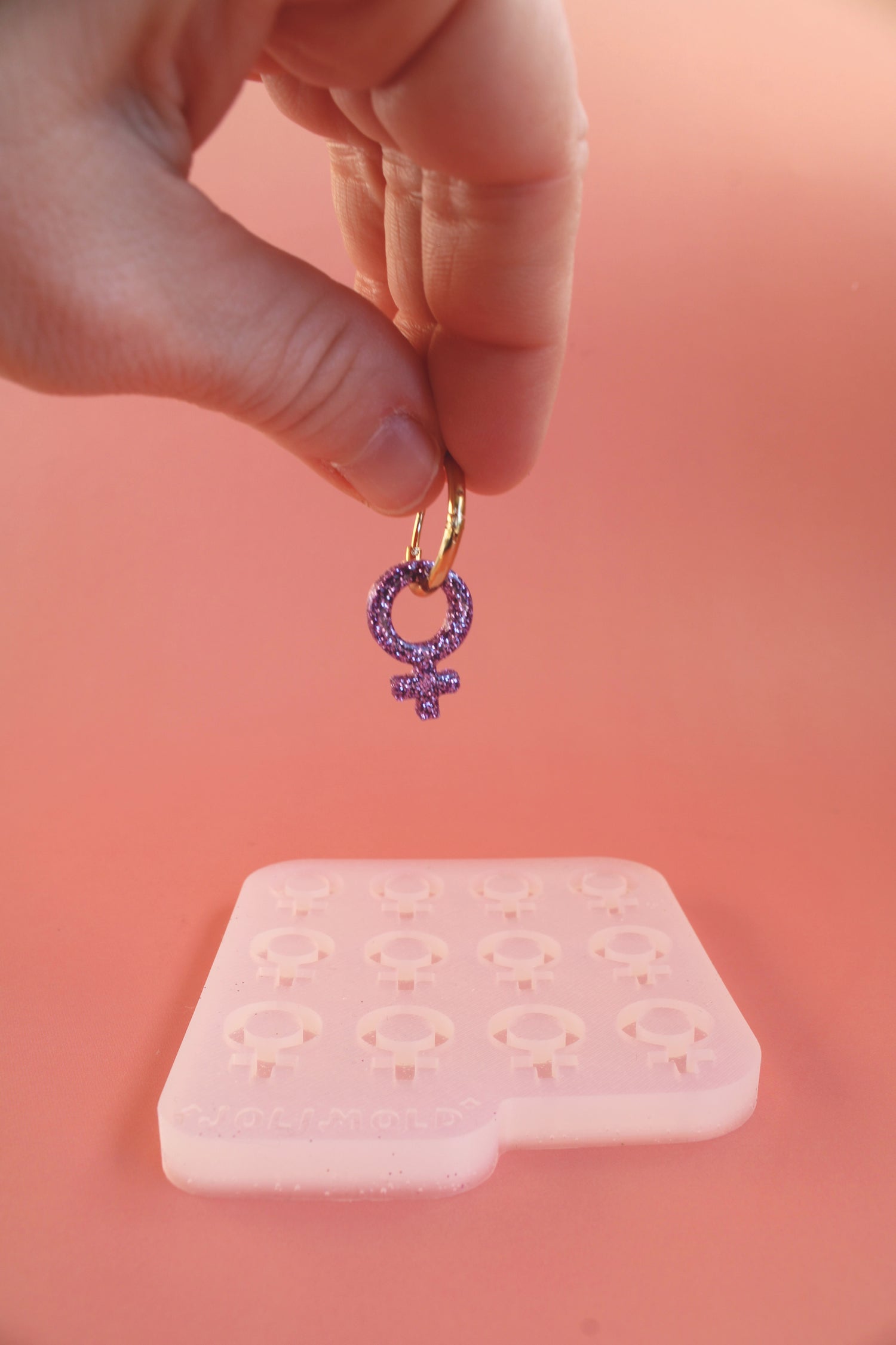 Moule silicone pampille SIGNE FEMININ - 6 paires