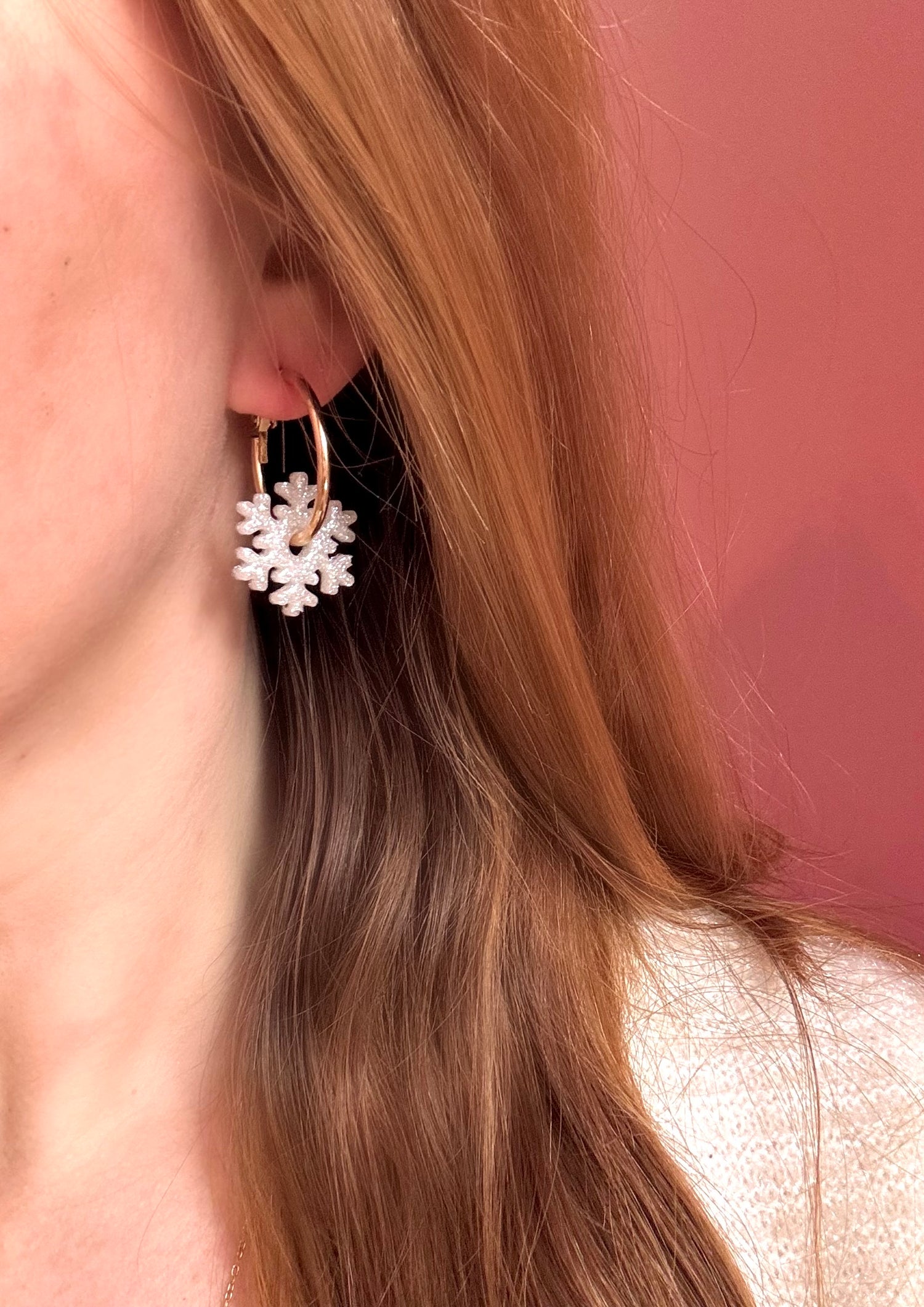 Moule silicone pampille FLOCON - 6 paires