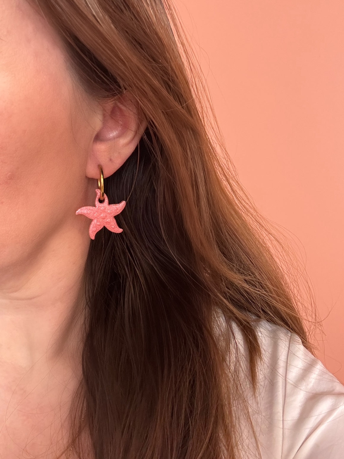 Moule silicone pampille ETOILE DE MER - 6 paires