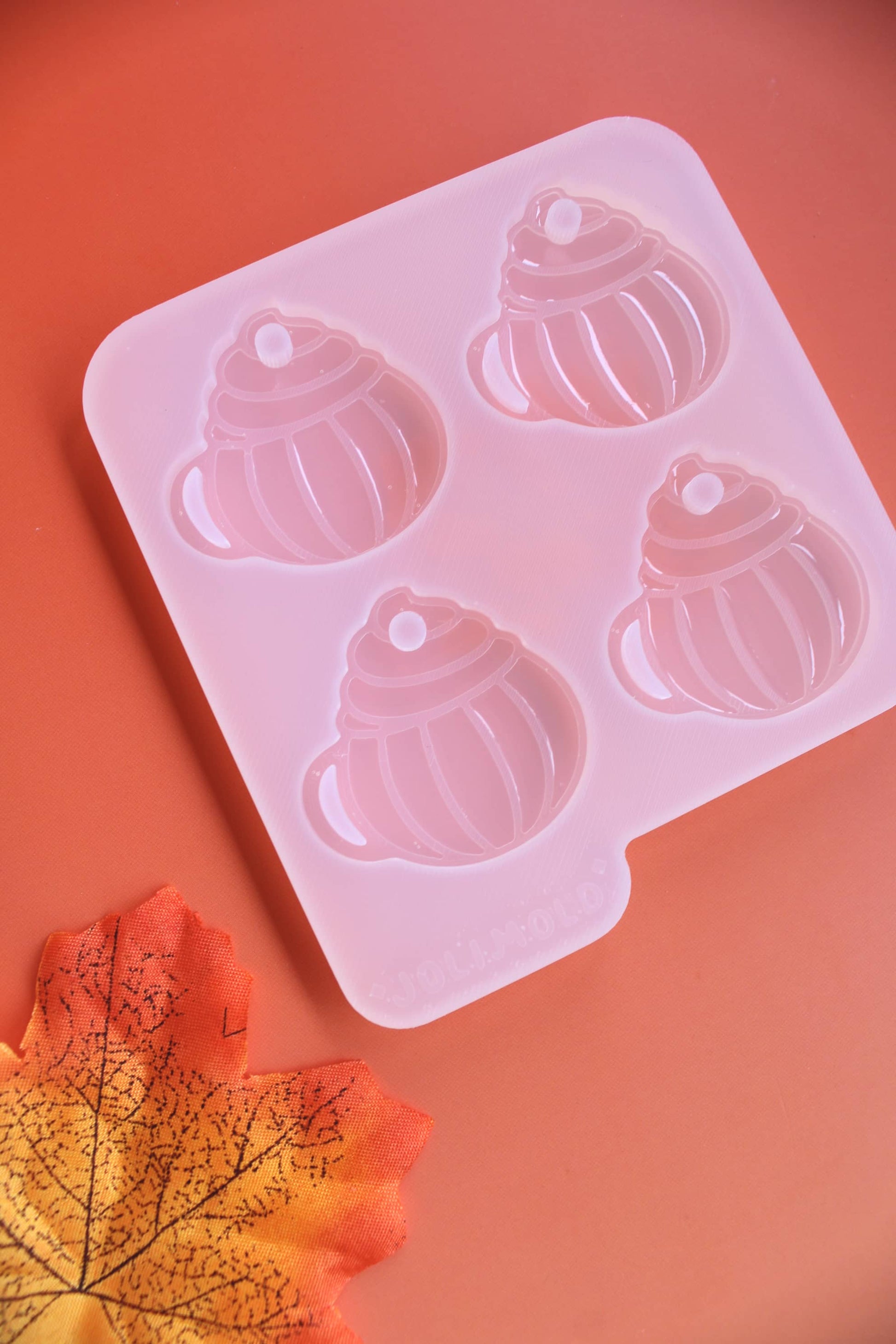 Moule silicone médaille MUG CITROUILLE