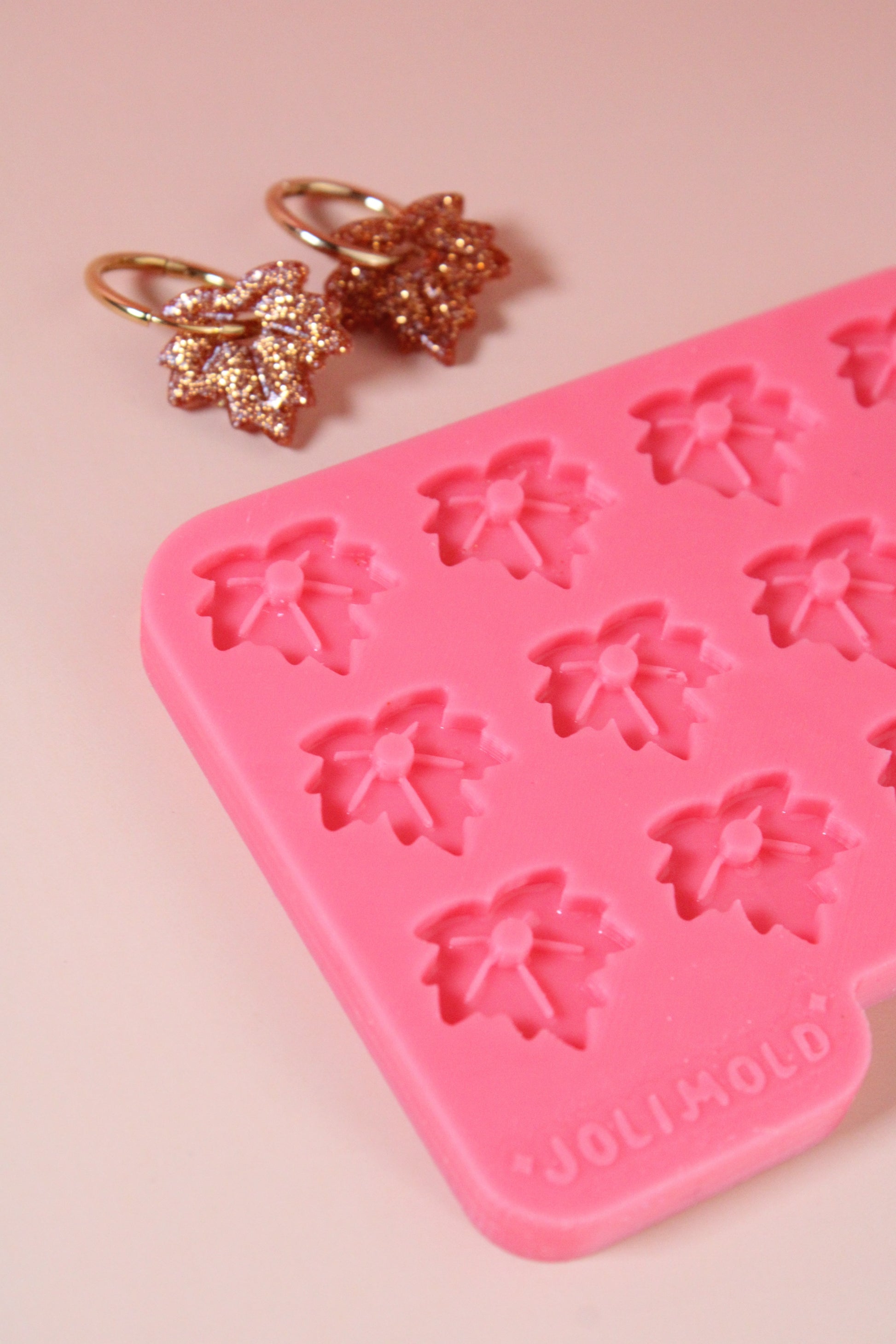 Moule silicone pampille ERABLE - 6 paires