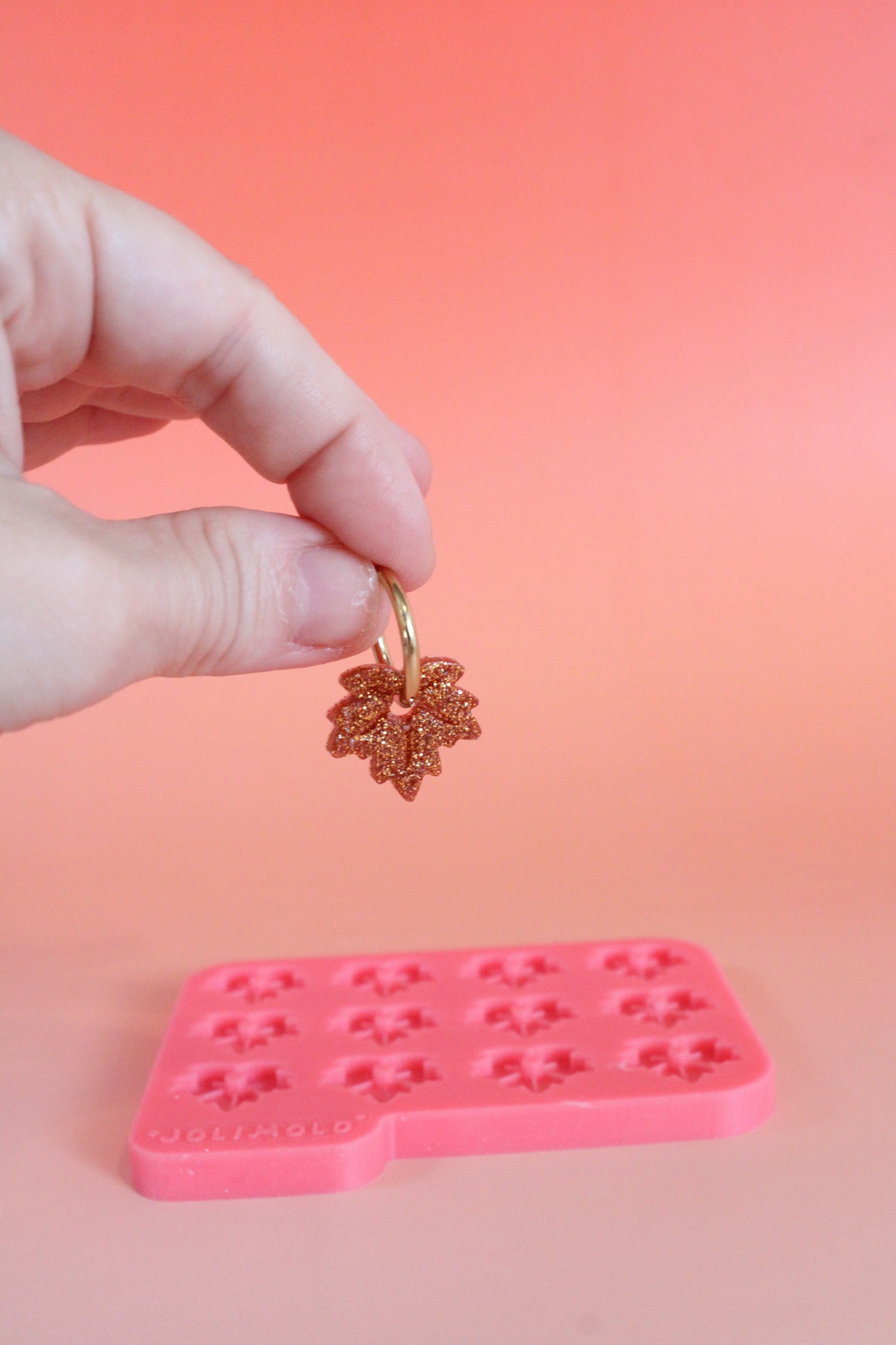 Moule silicone pampille ERABLE - 6 paires