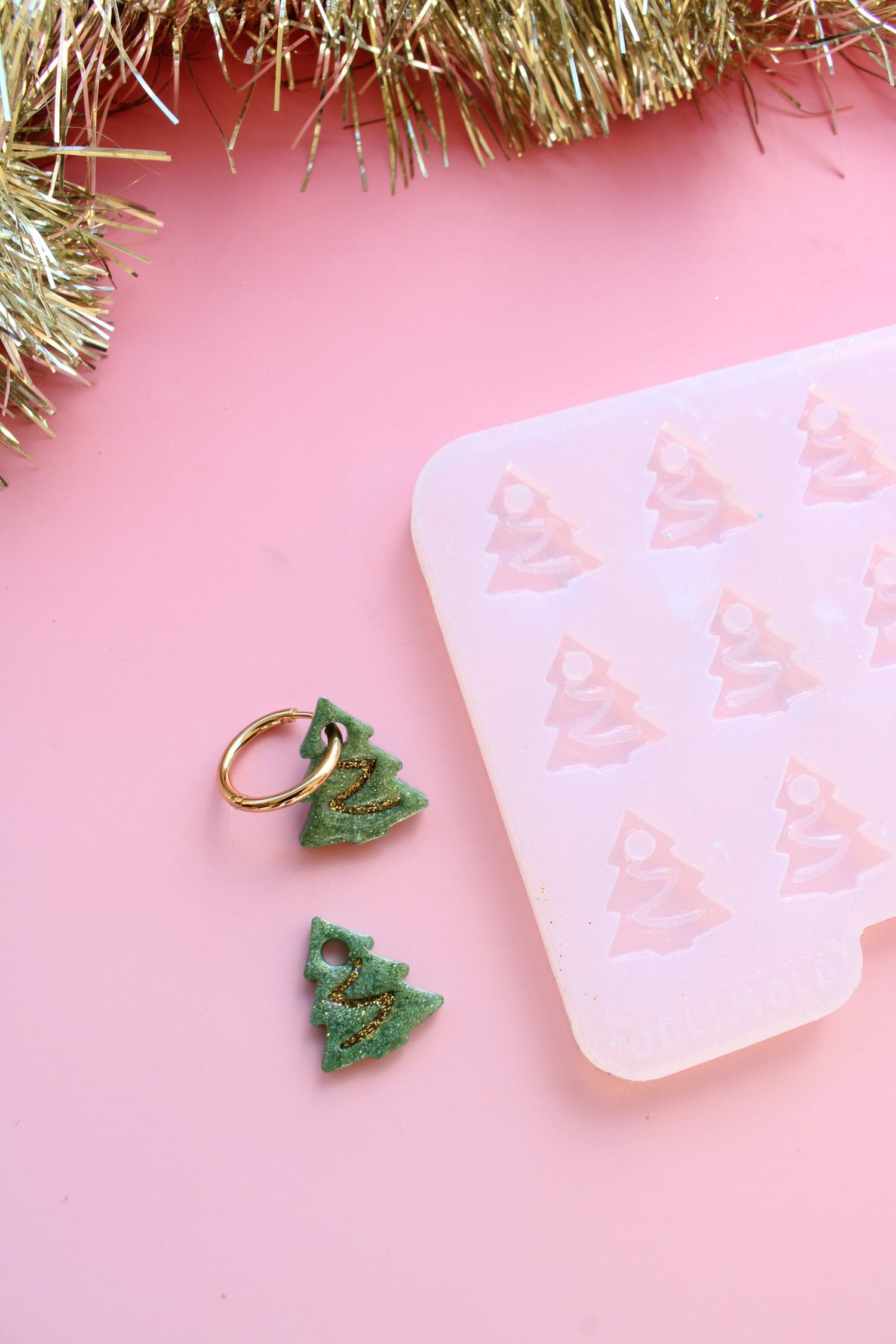 Moule silicone pampille SAPIN - 6 paires