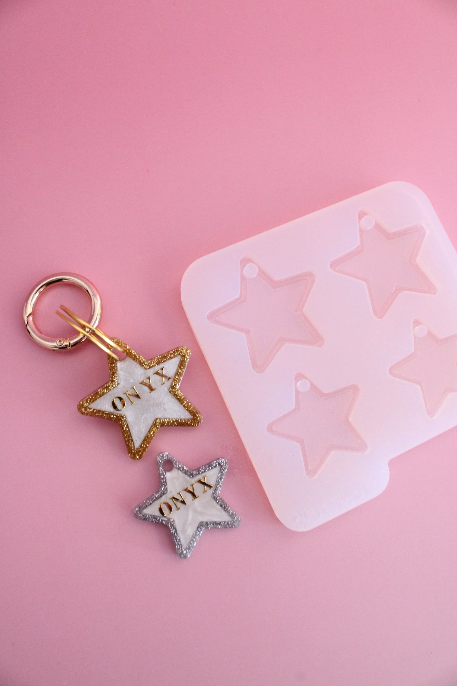 Moule médaille ETOILE CONTOUR - 2 tailles