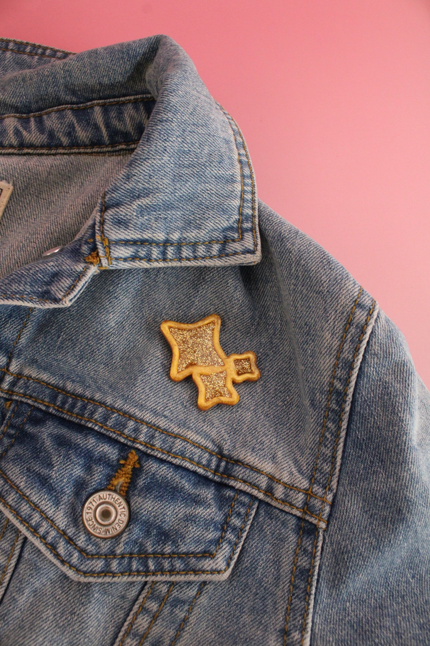 Moule silicone broche ECLAT - Diamant + étincelles