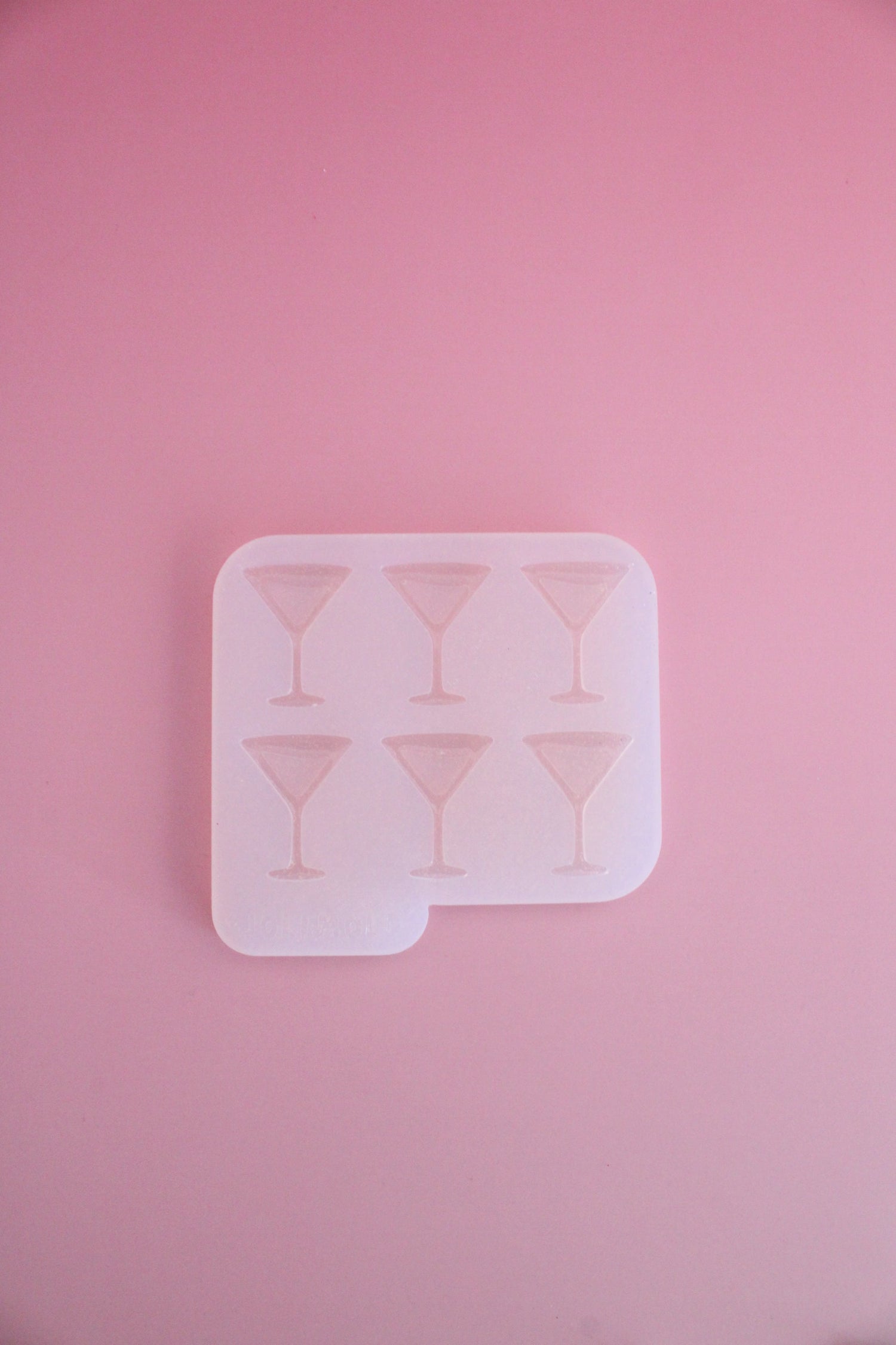Silicone Cocktail Brooch Mold - 6 Brooches