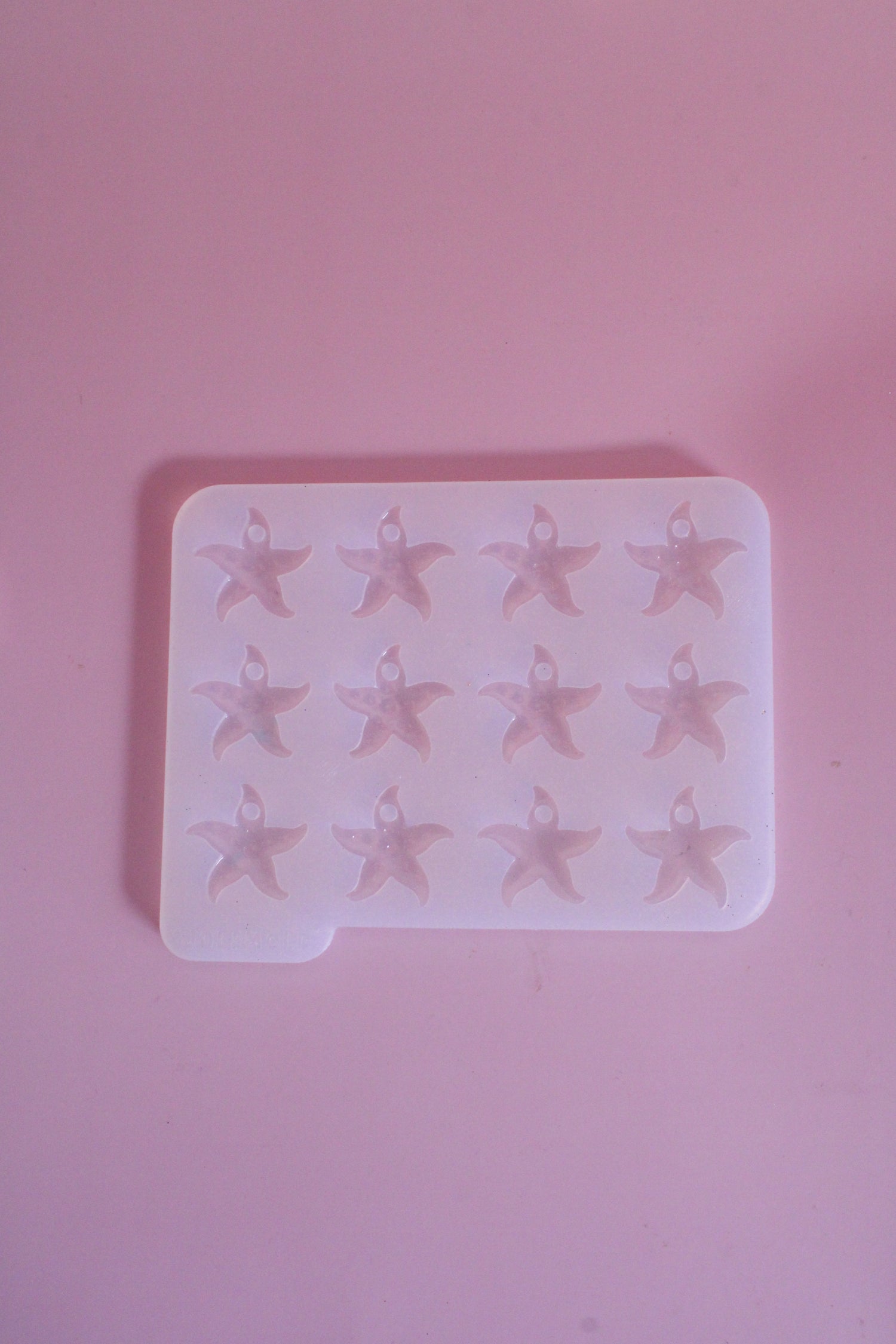 Moule silicone pampille ETOILE DE MER - 6 paires