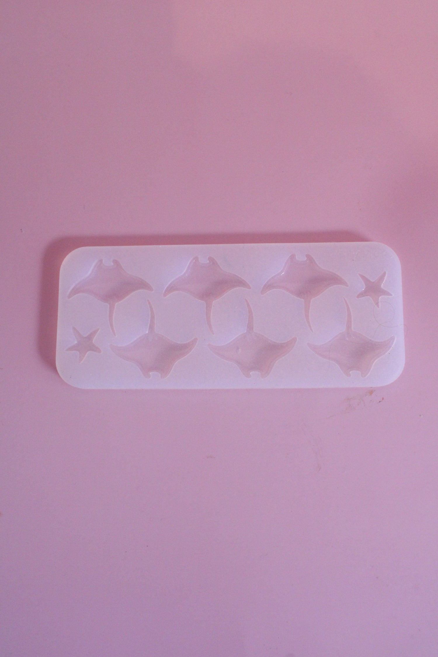 Moule silicone broche RAIE MANTA - 6 broches