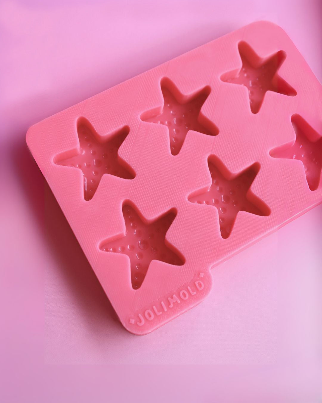 Moule silicone épais ETOILES DE MER - 6 formes