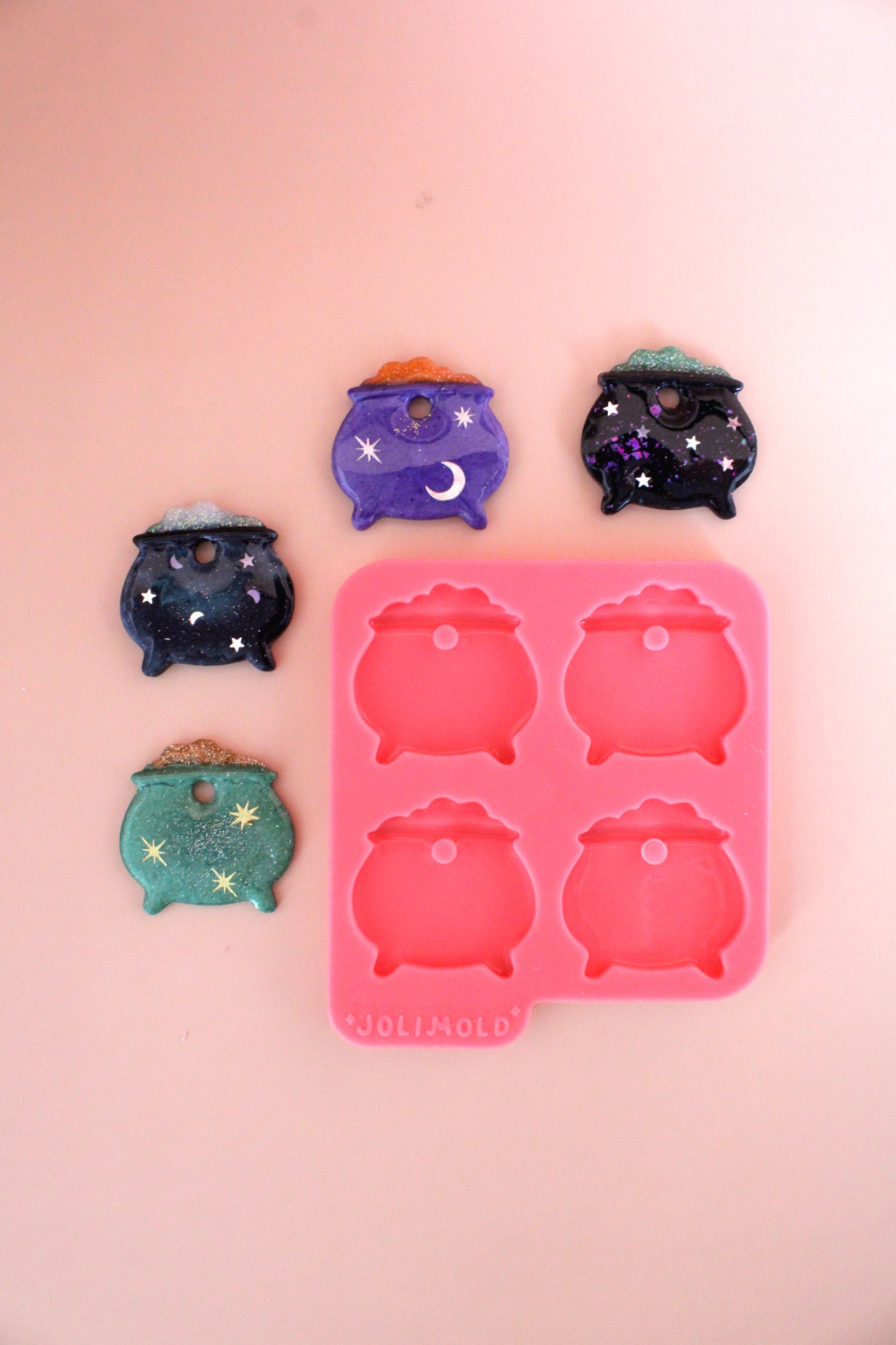 Moule silicone médaille CHAUDRON - 4 formes