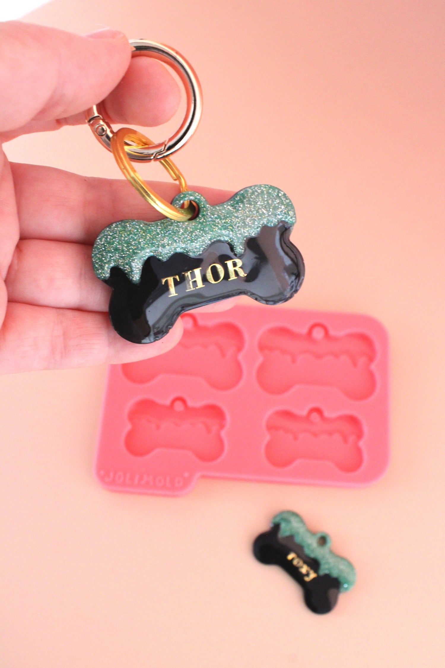 Moule silicone médaille OS COULANT - 4 formes