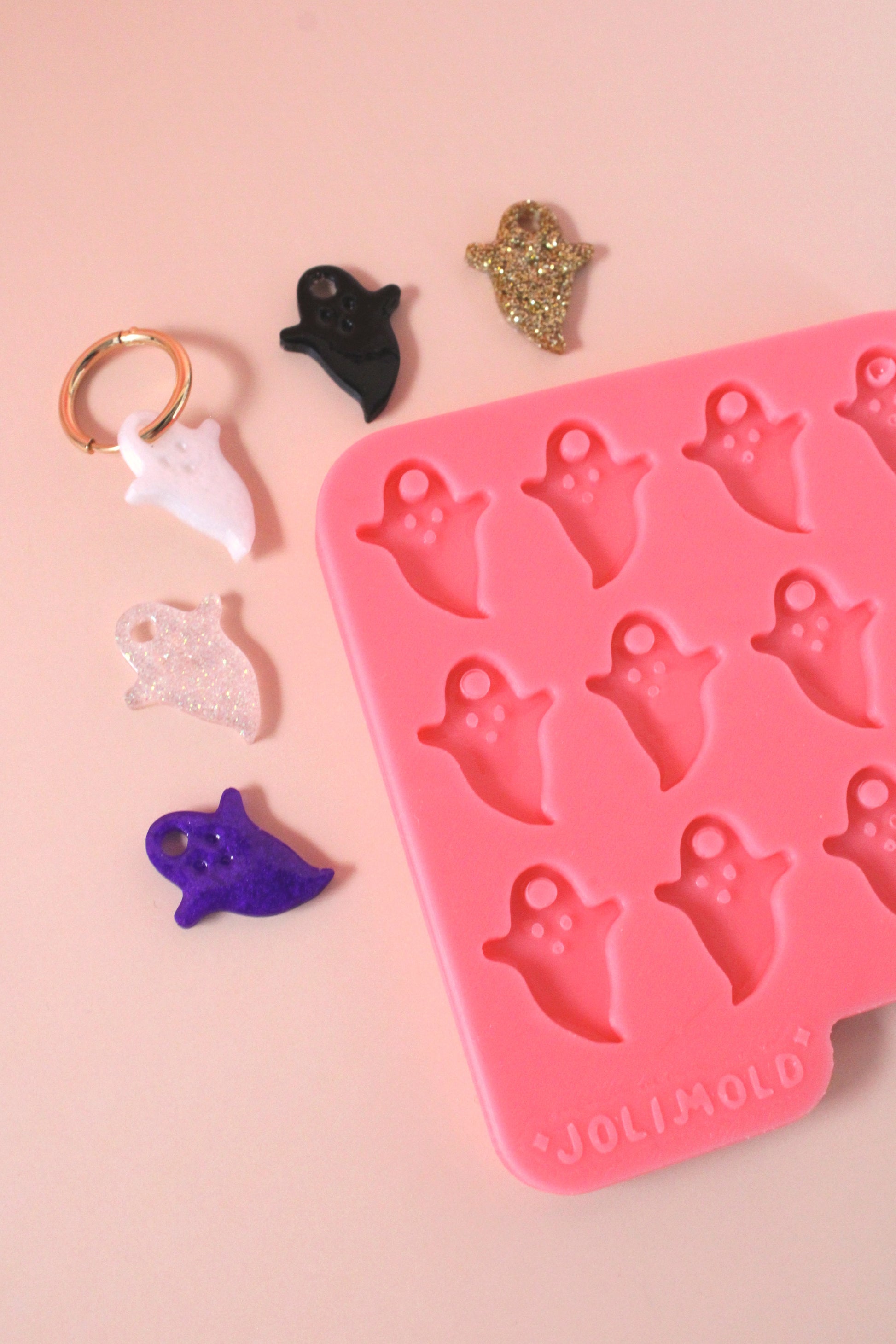 Moule silicone pampille FANTOME - 6 paires