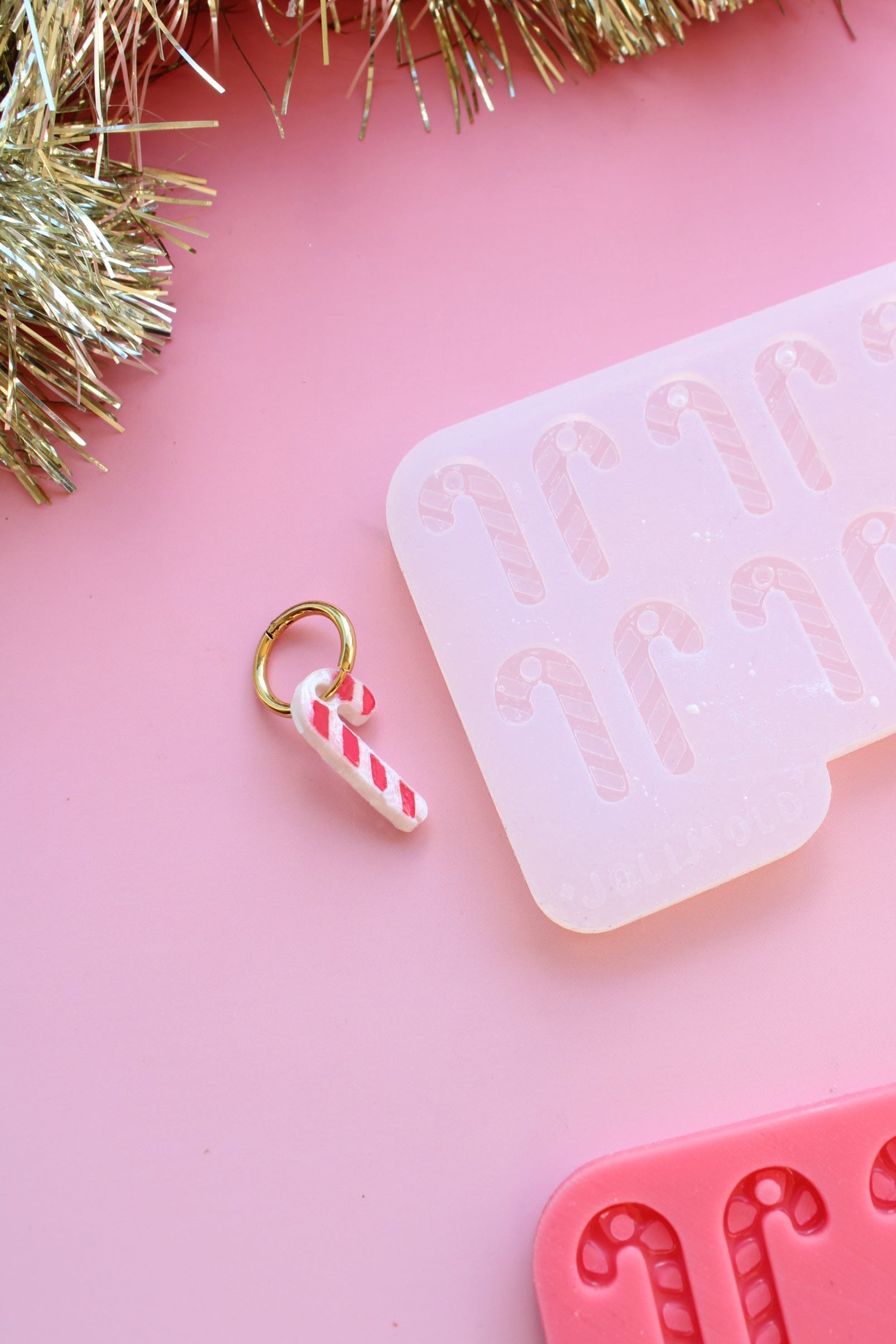 Moule silicone pampille SUCRE D'ORGE - 6 paires