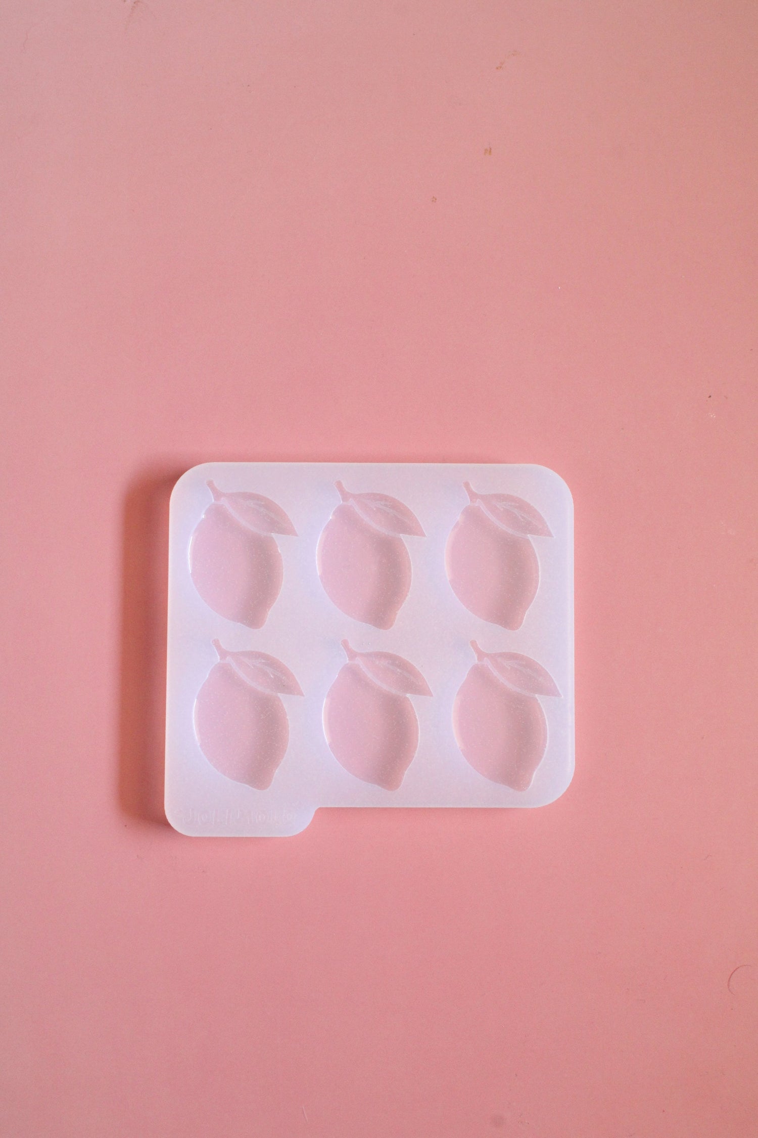 Moule silicone broche CITRON - 6 broches