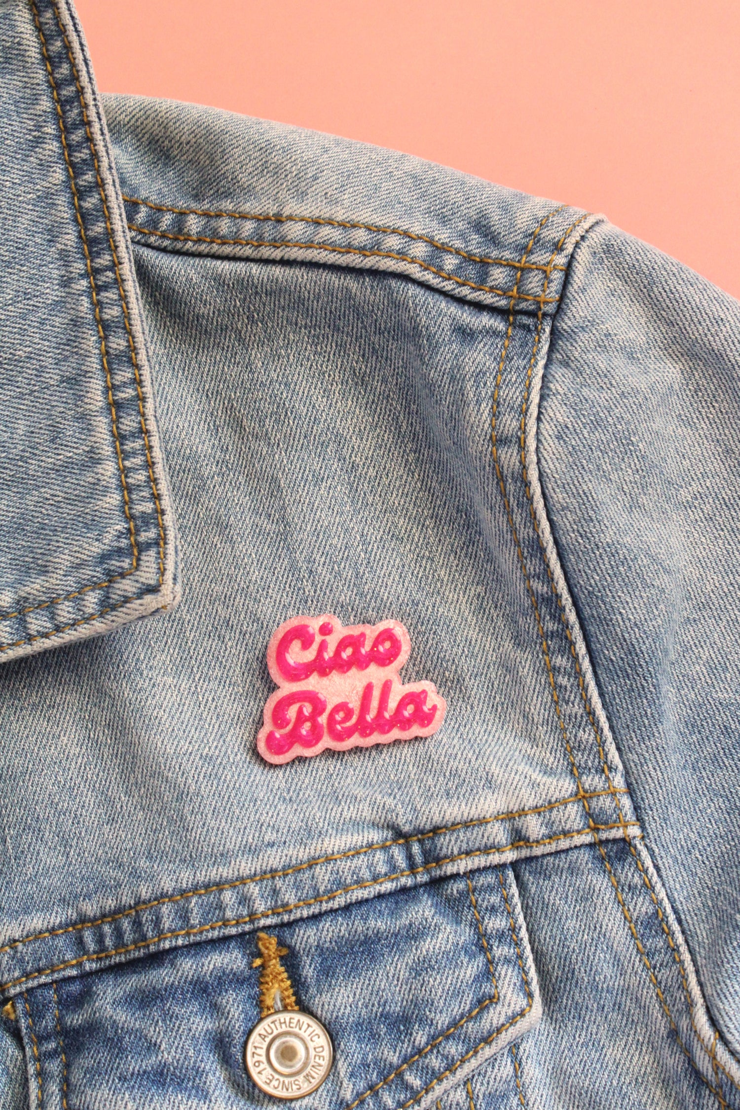 Moule silicone broche CIAO BELLA - 6 broches