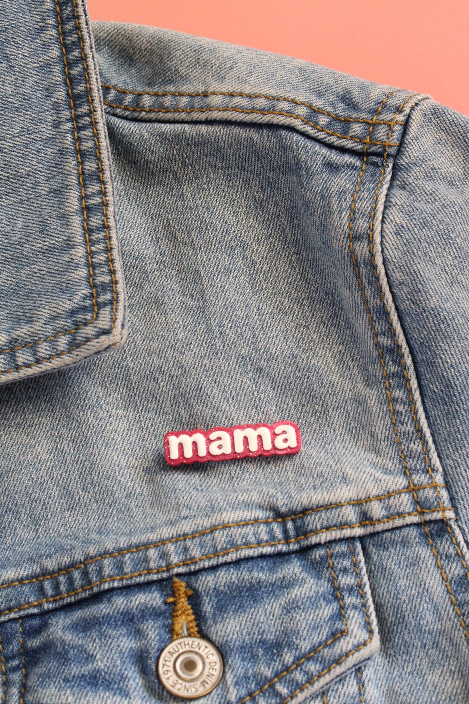 Moule silicone broche MAMA - 6 broches