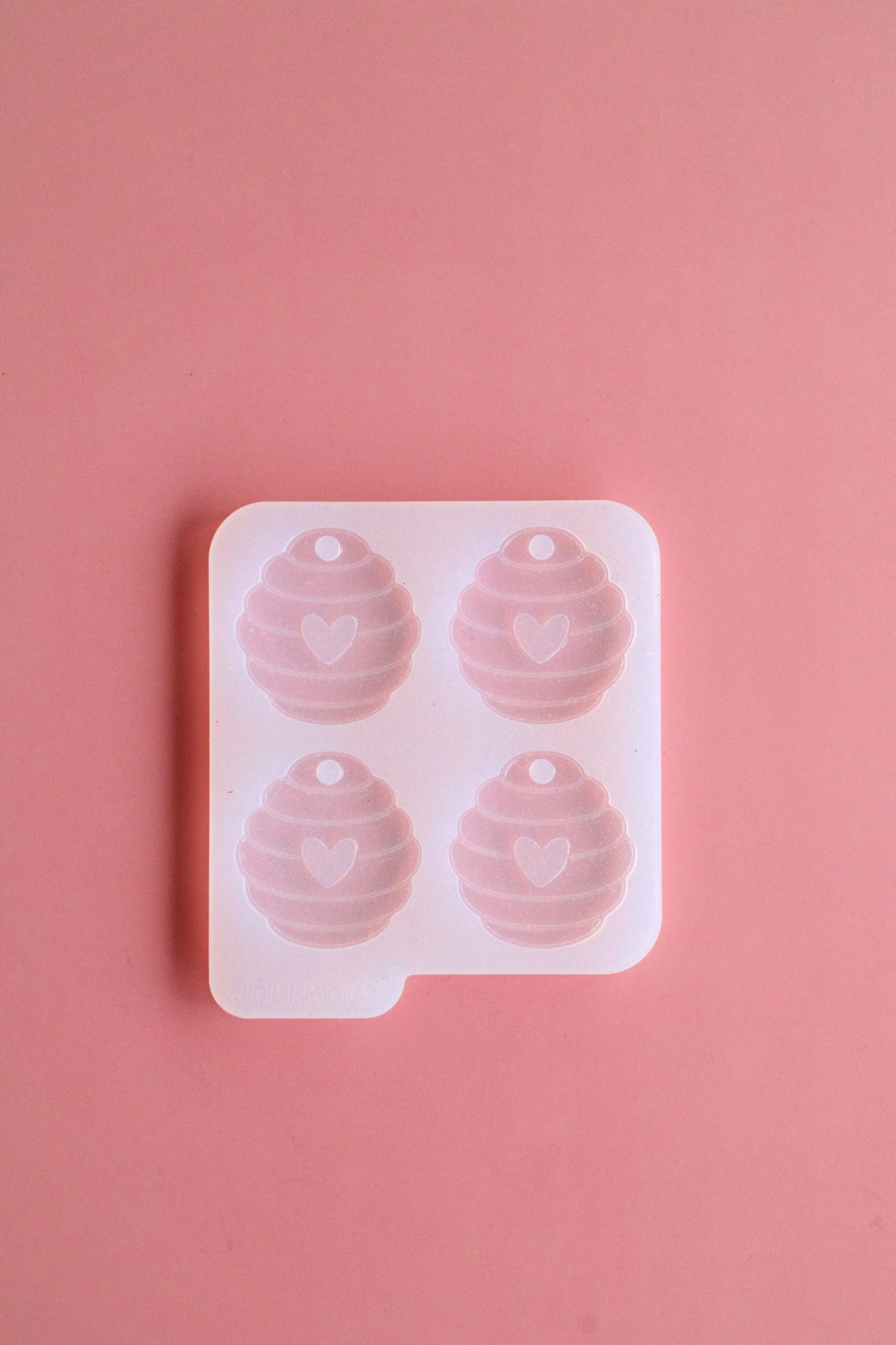 Moule silicone médaille/porte-clés RUCHE - 4 formes