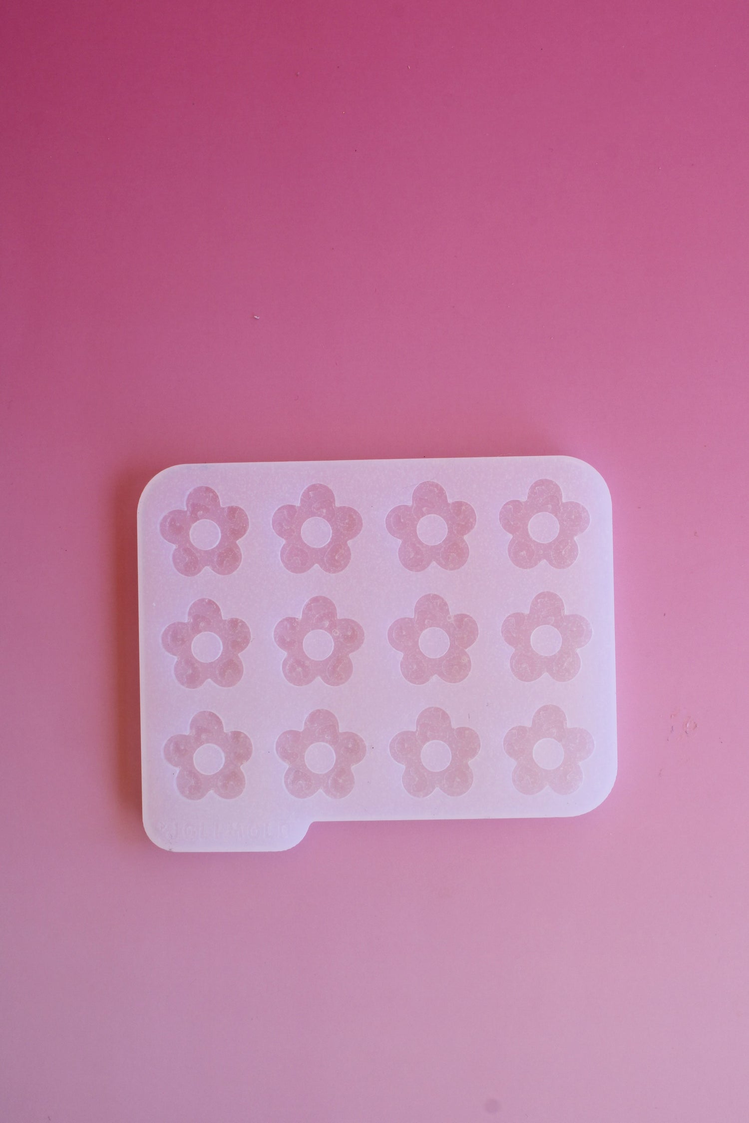 Moule silicone pampille FLEUR LEOPARD - 6 paires