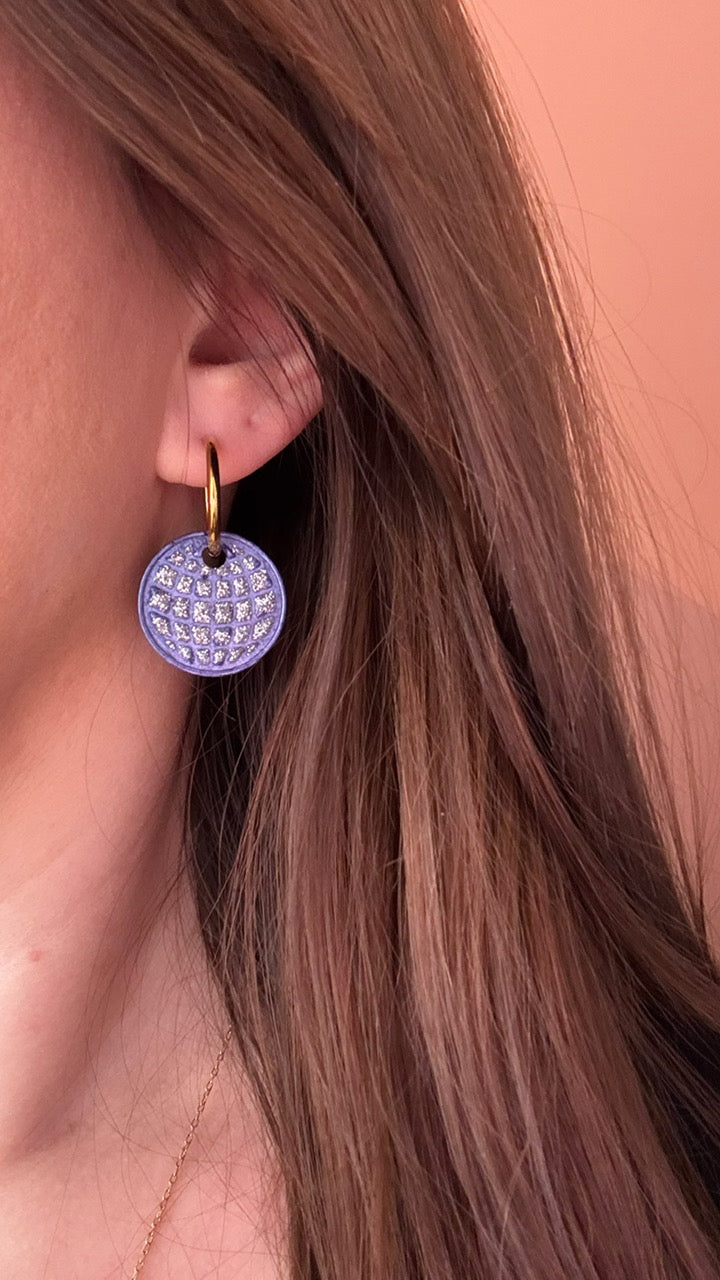 Moule silicone pampille DISCO - 6 paires