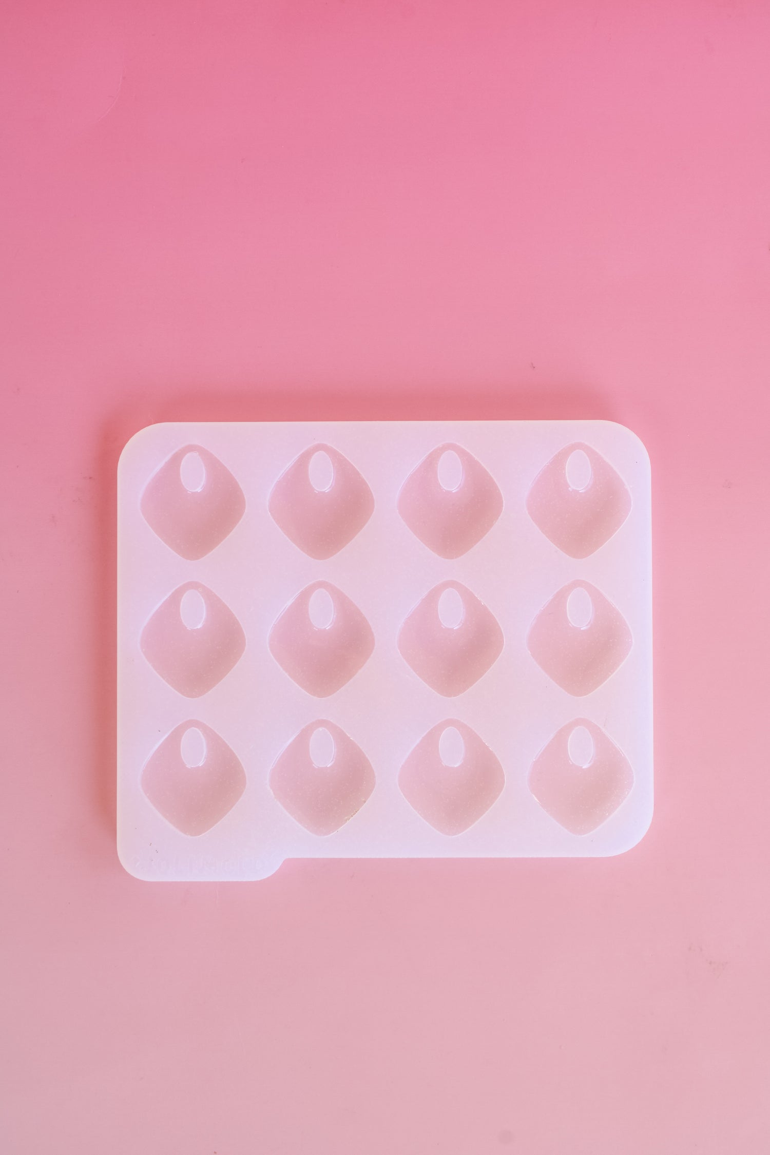 Moule silicone pampille LOSANGE DUNE - 6 paires