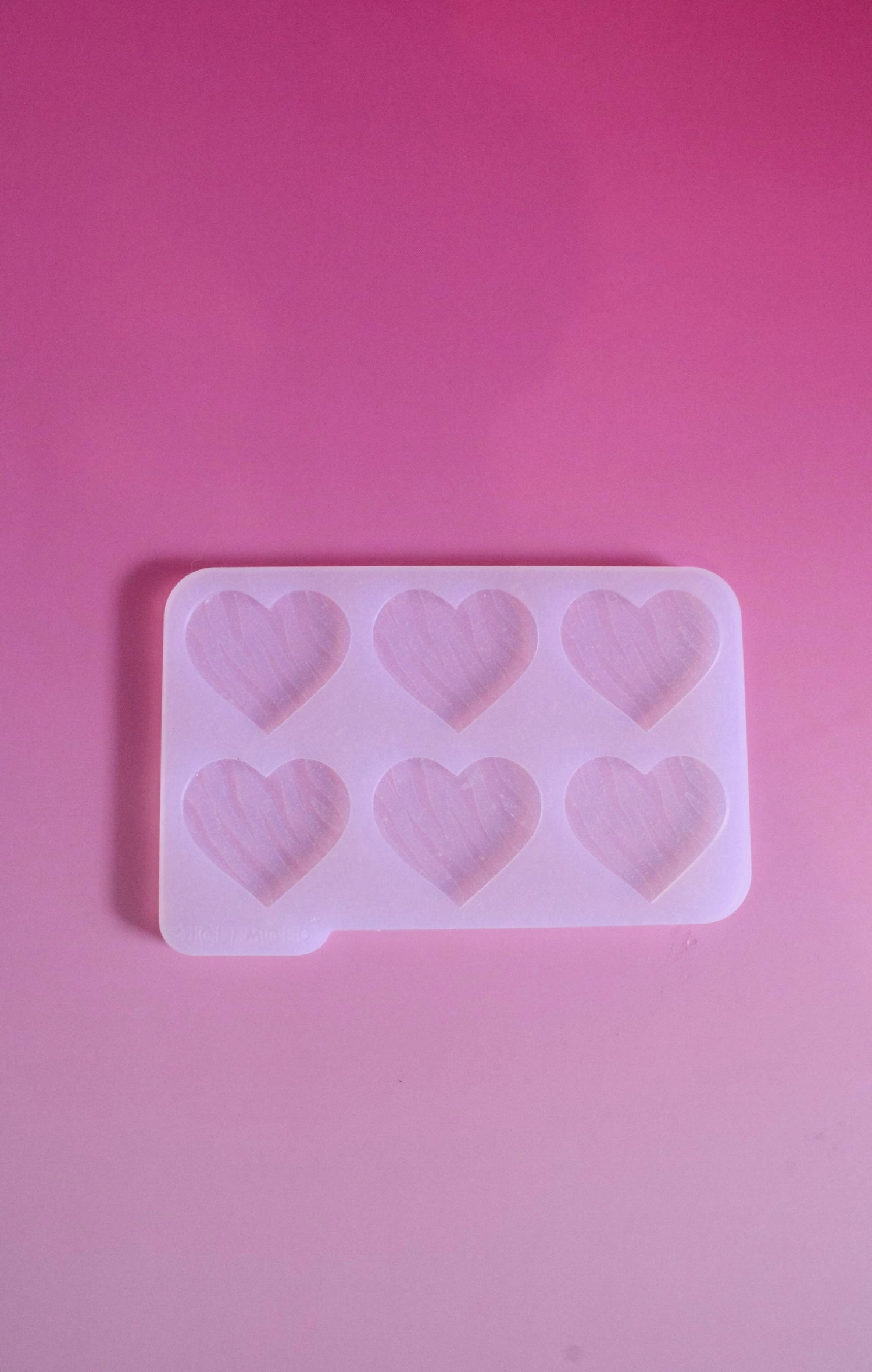Moule silicone broche COEUR TIGRE - 6 broches