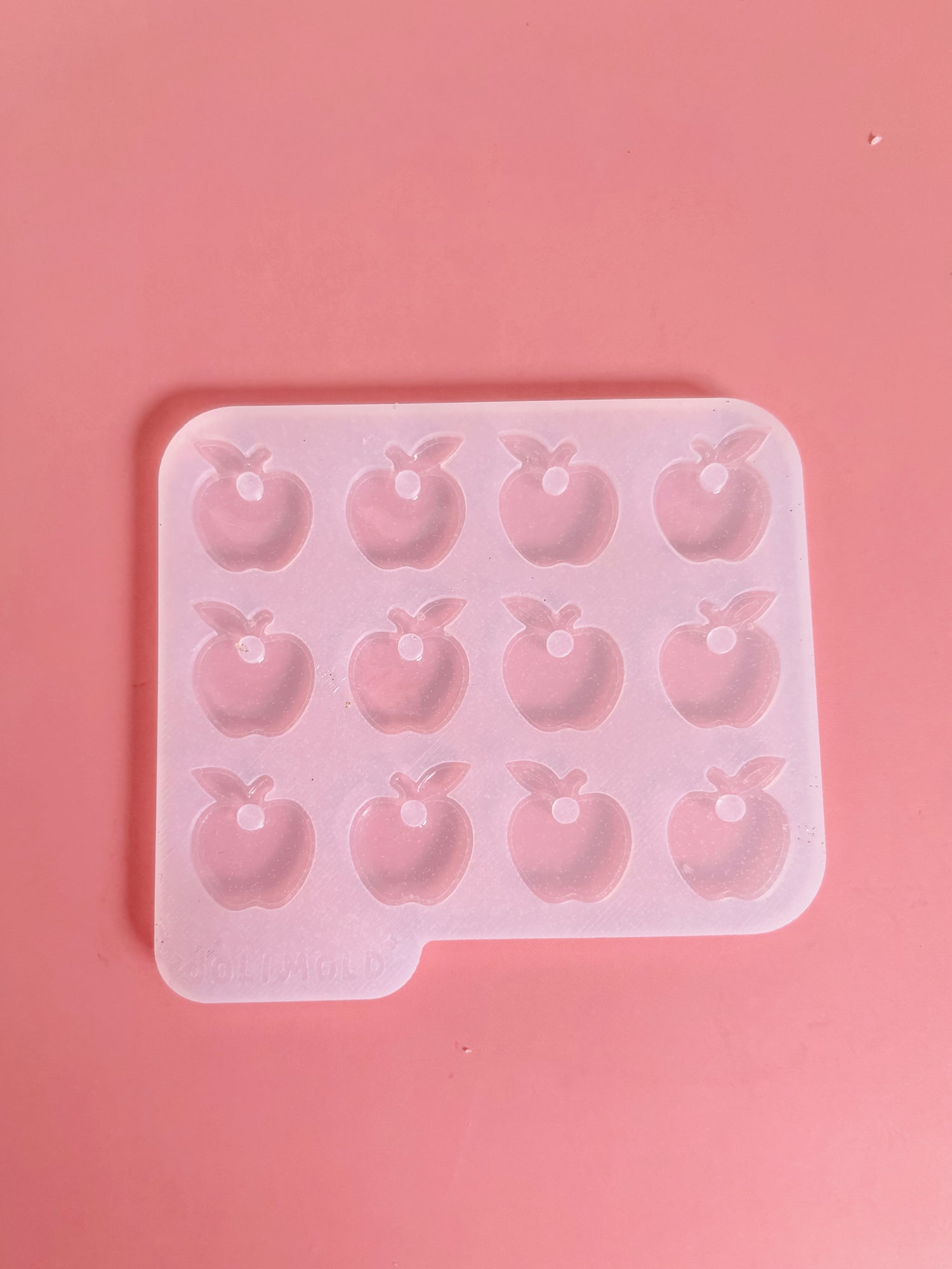 Moule silicone pampille POMME - 6 paires