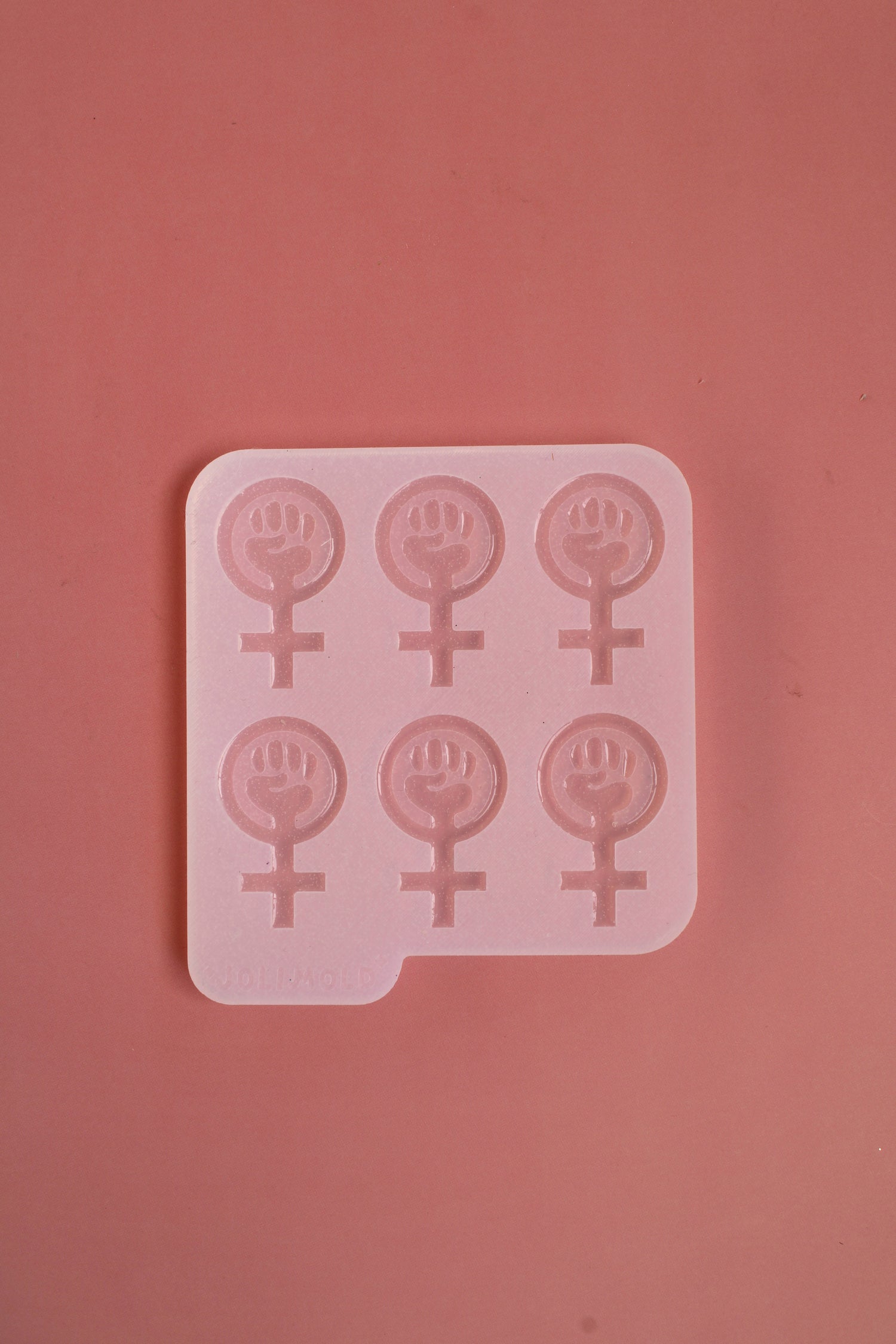 Moule silicone broche SIGNE FEMINISTE - 6 broches