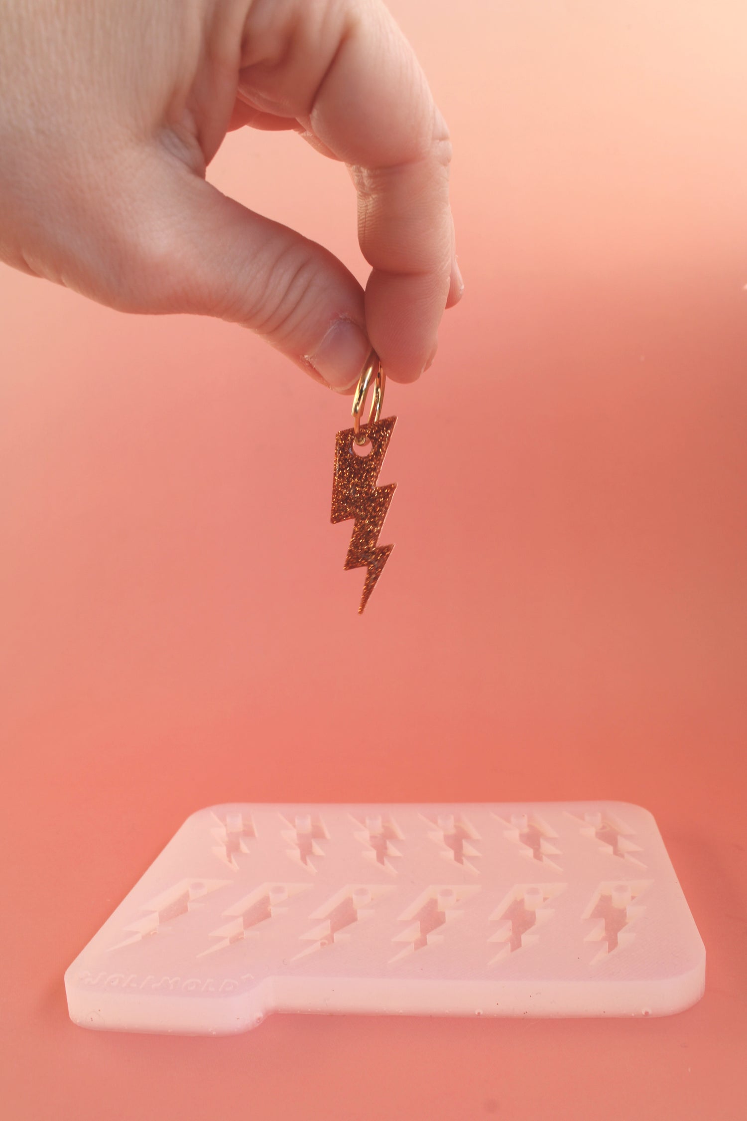 Moule silicone pampille GRAND ECLAIR - 6 pampilles