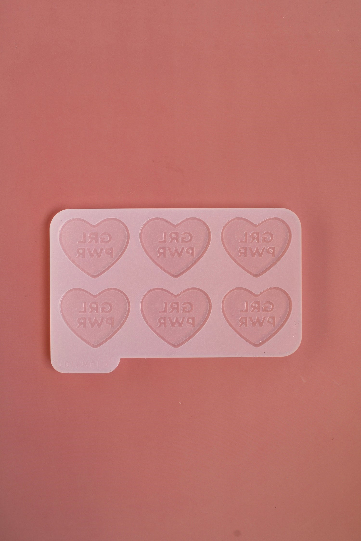 Moule silicone broche GIRL POWER - 6 broches