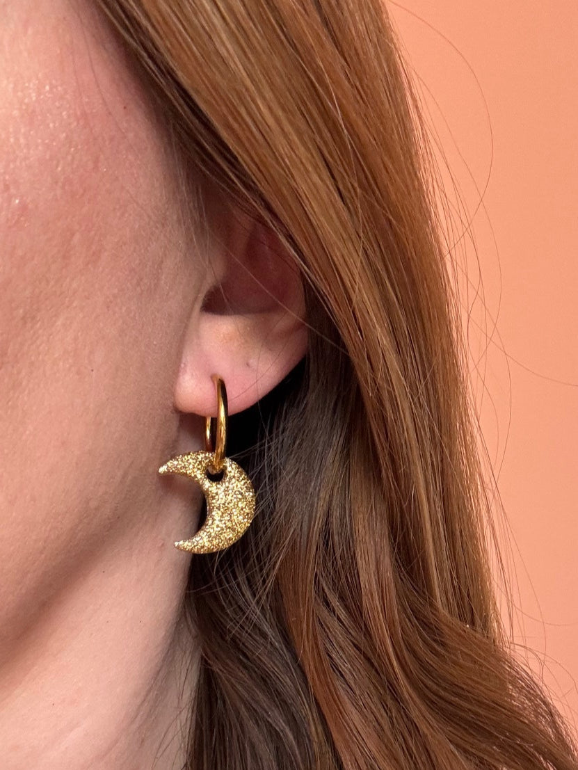 Moule silicone pampille LUNE - 6 paires