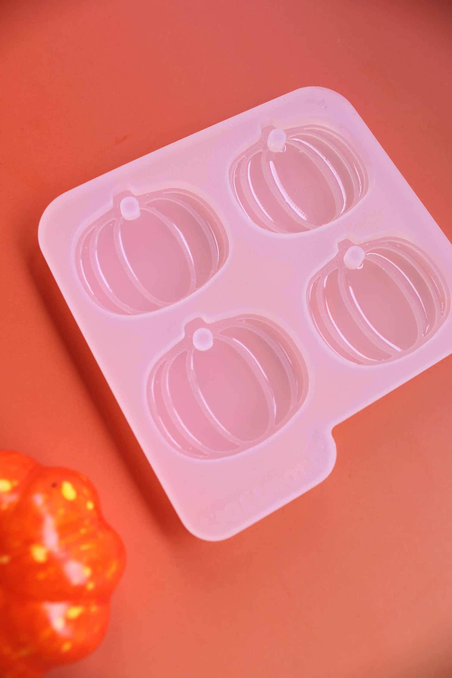 Moule silicone médaille CITROUILLE