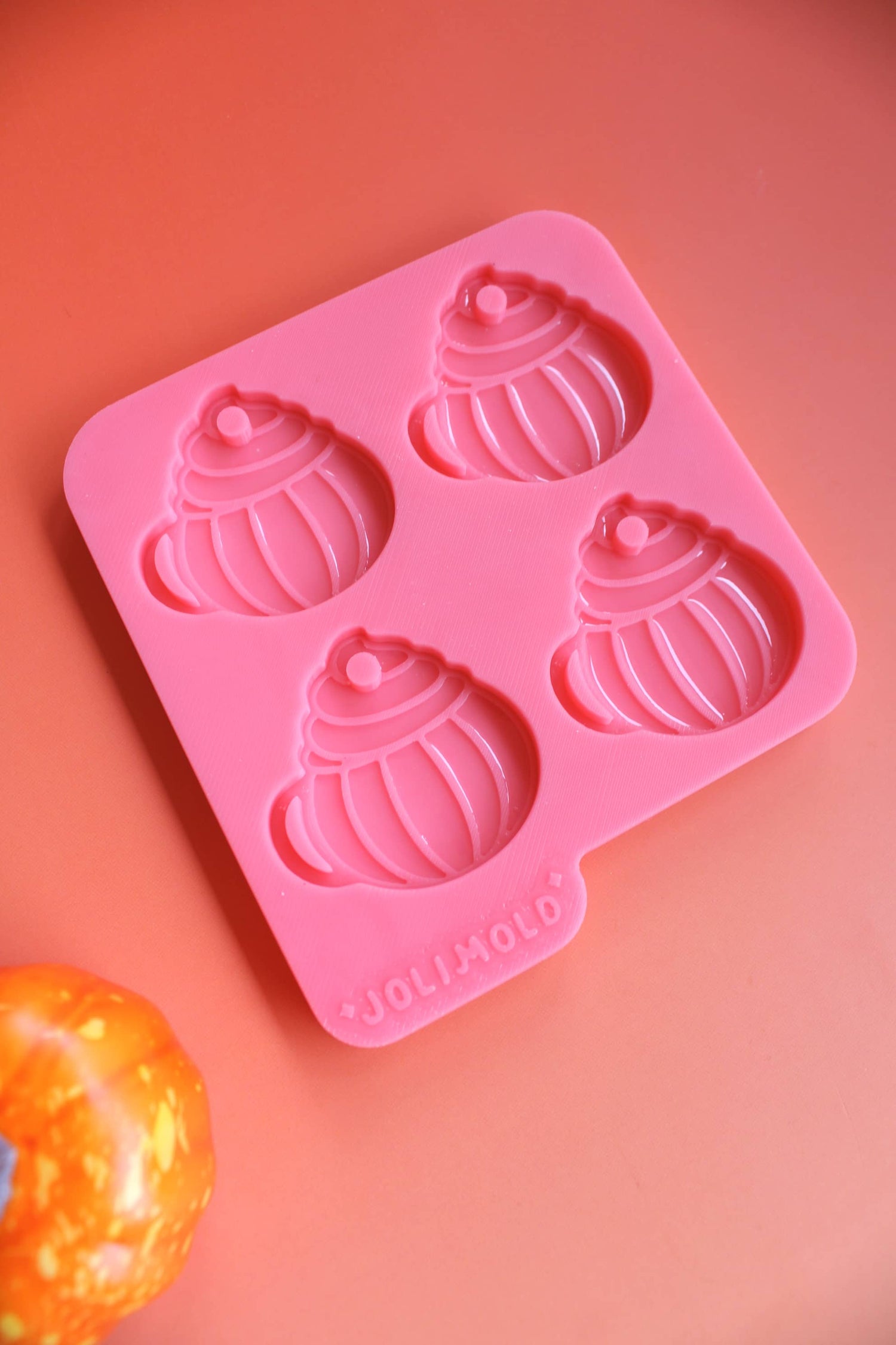 Moule silicone médaille MUG CITROUILLE