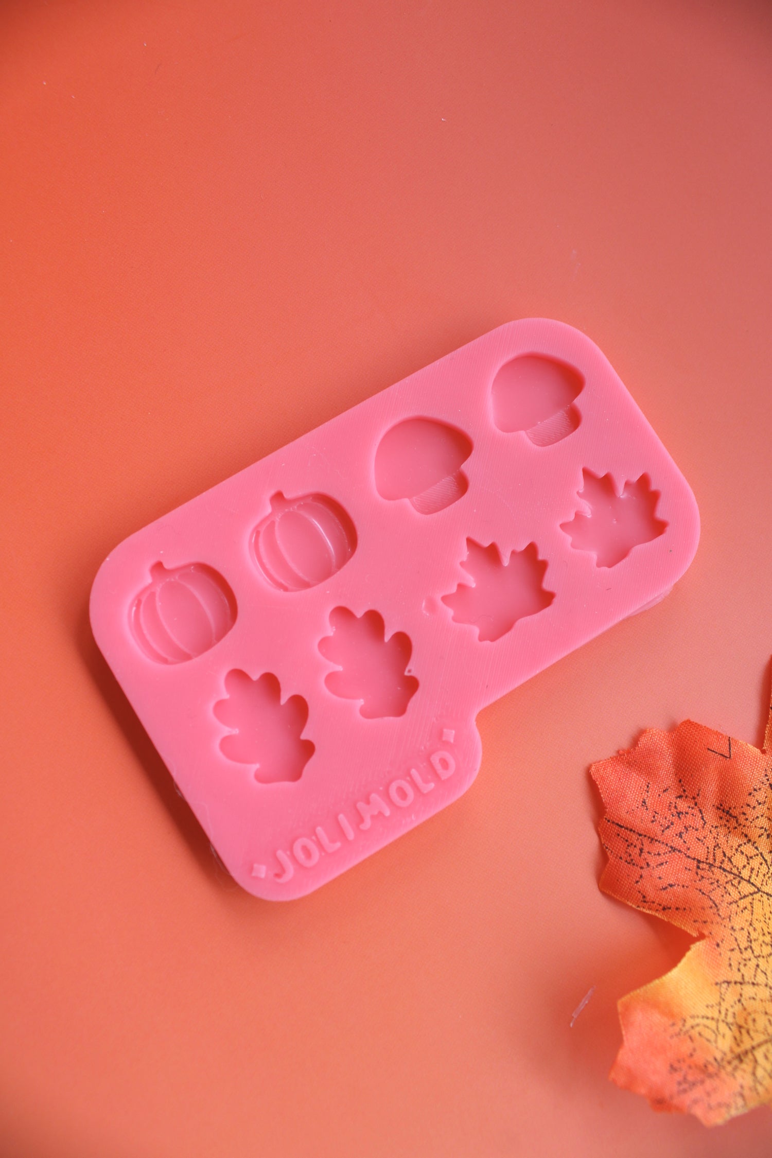 Moule silicone puces d'oreilles - AUTOMNE 4 formes