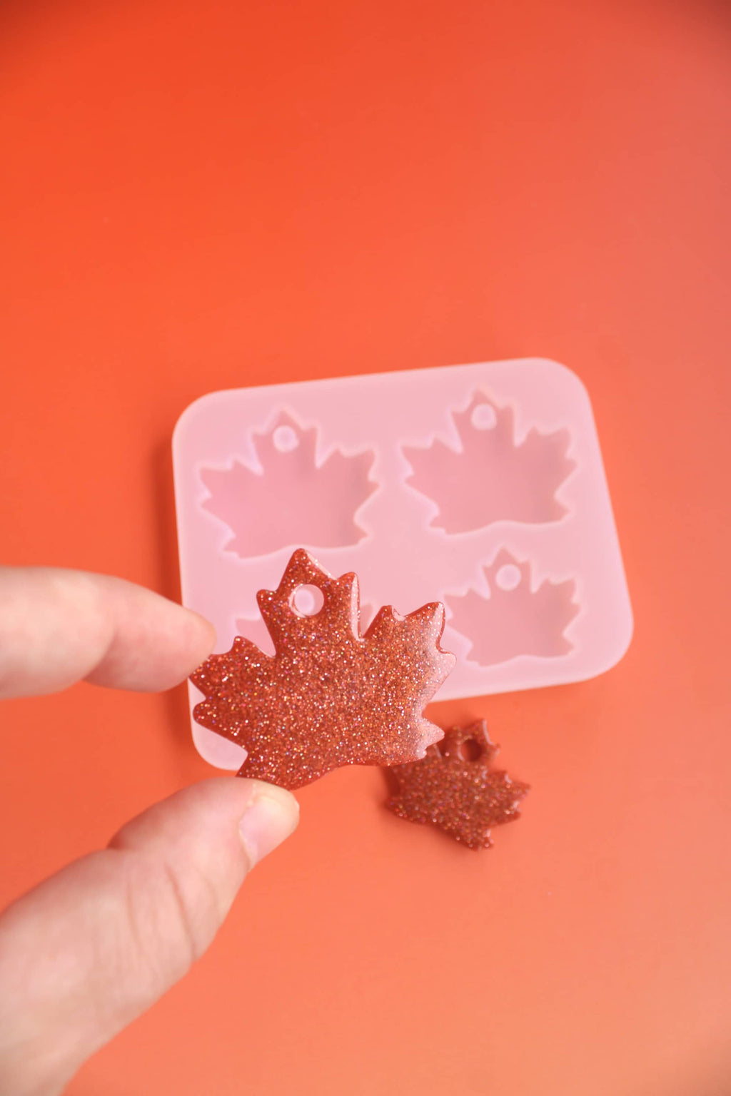 Moule silicone FEUILLE ERABLE 2 tailles