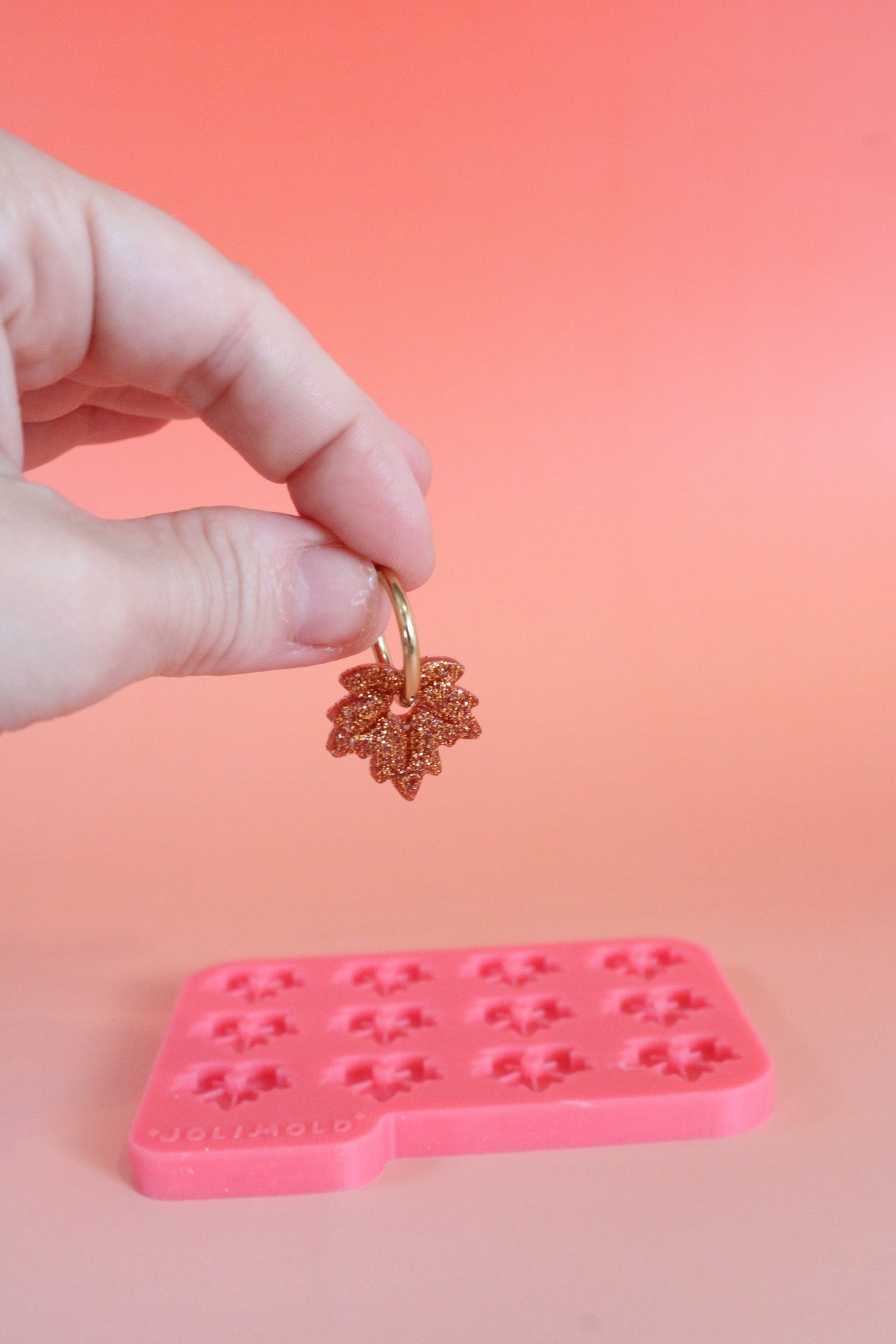 Moule silicone pampille ERABLE - 6 paires