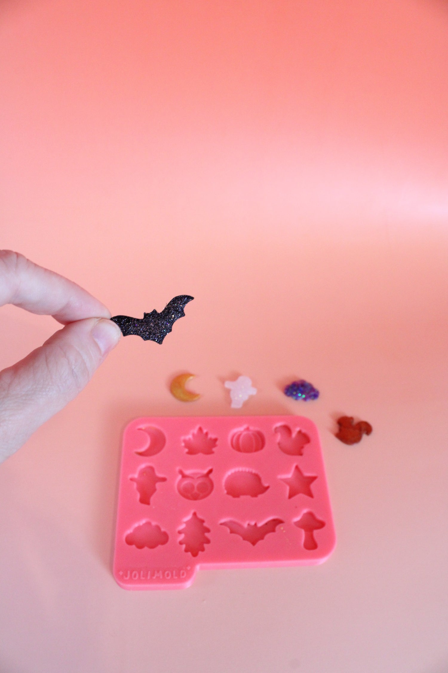 Moule silicone breloques HALLOWEEN - 12 formes