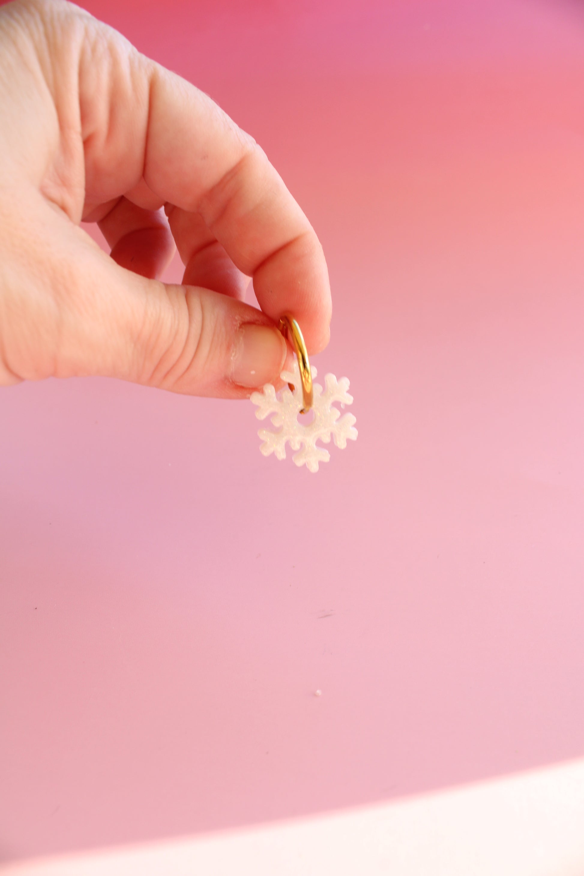 Moule silicone pampille FLOCON - 6 paires