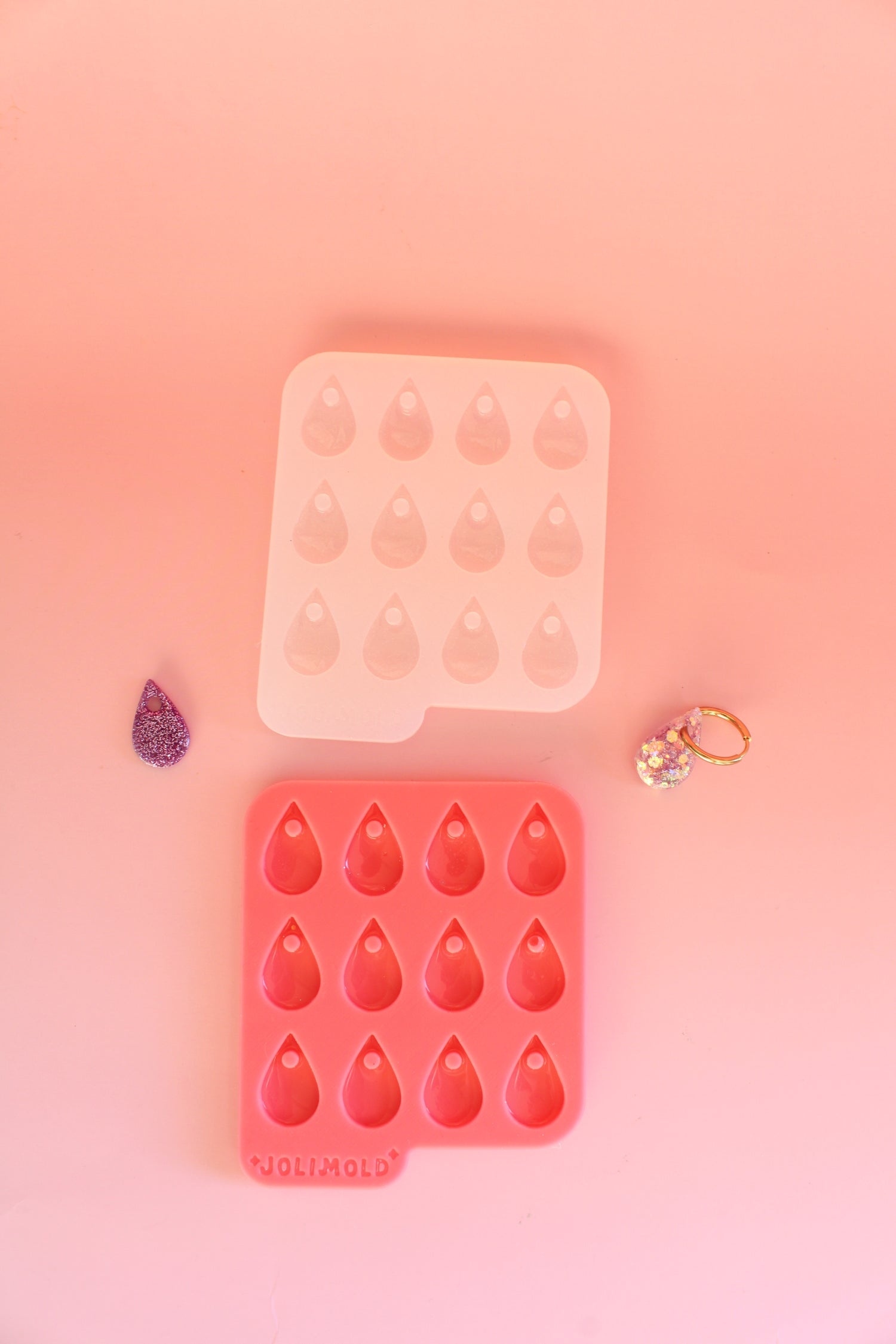 Moule silicone pampille GOUTTE - 6 paires