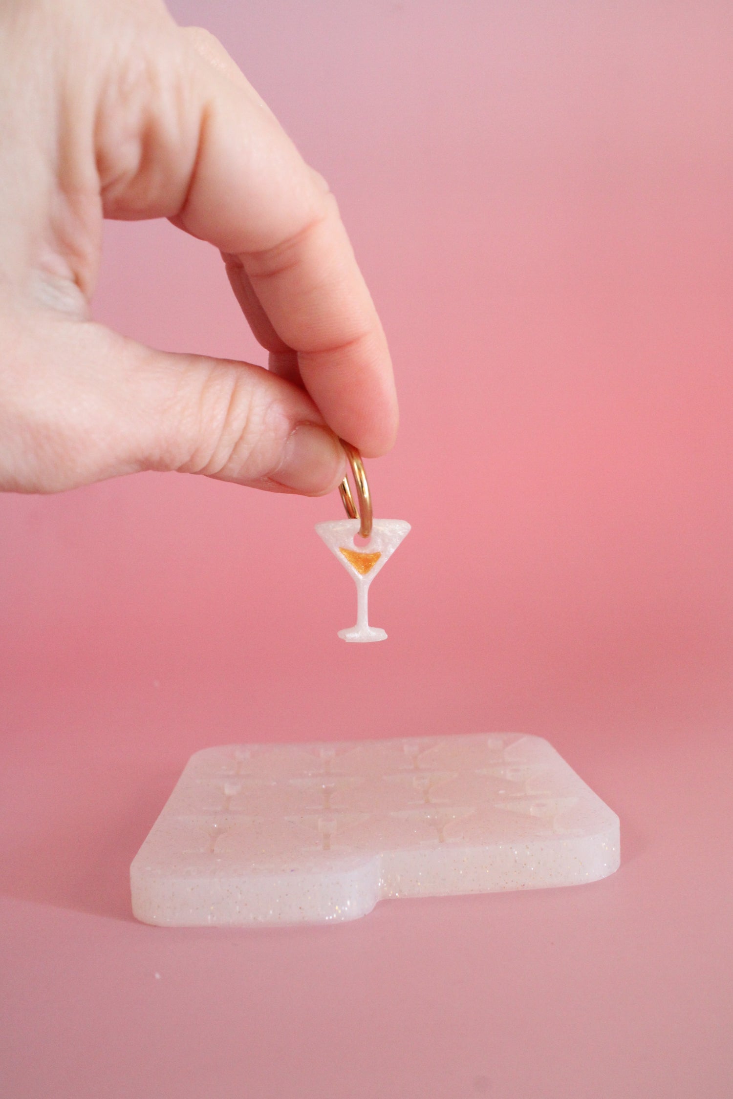 Moule silicone pampille COCKTAIL - 6 paires