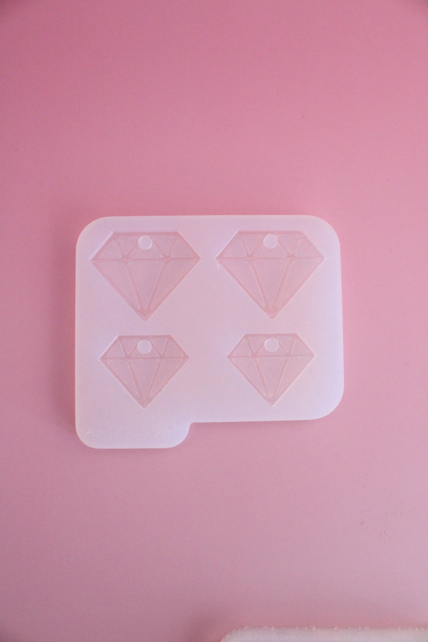 Moule silicone médaille DIAMANT - 2 tailles