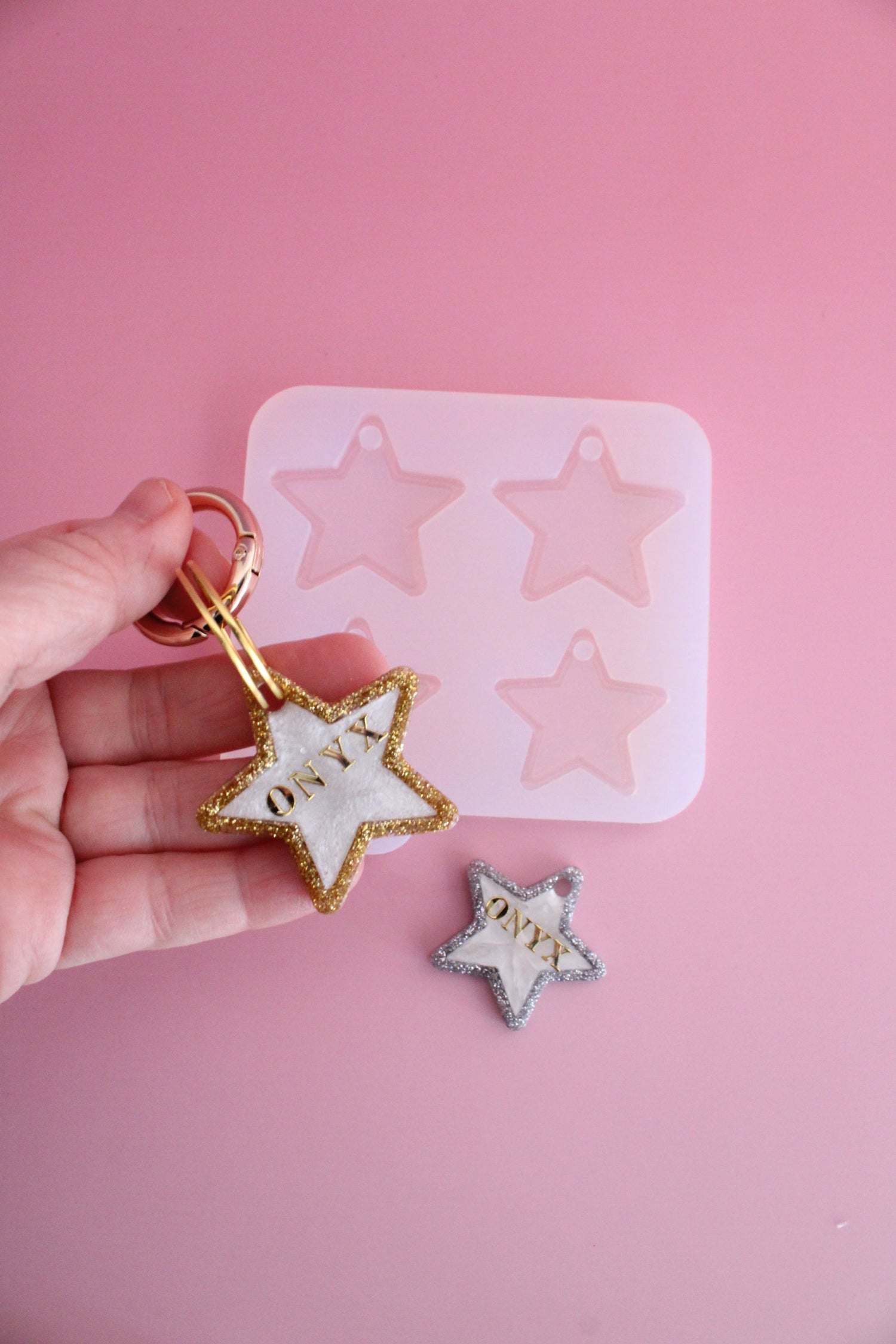 Moule médaille ETOILE CONTOUR - 2 tailles