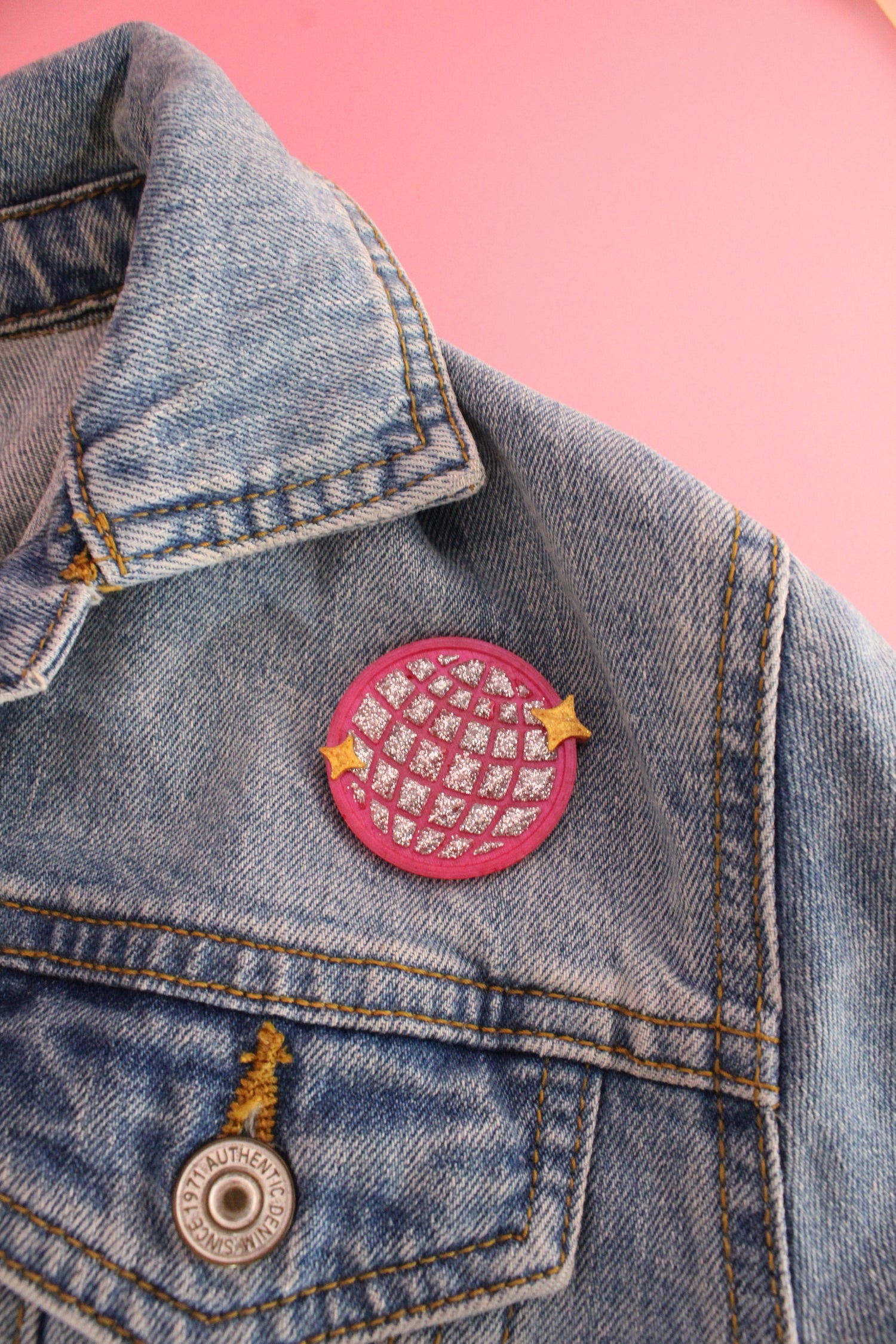 Moule silicone broche DISCO - 6 broches