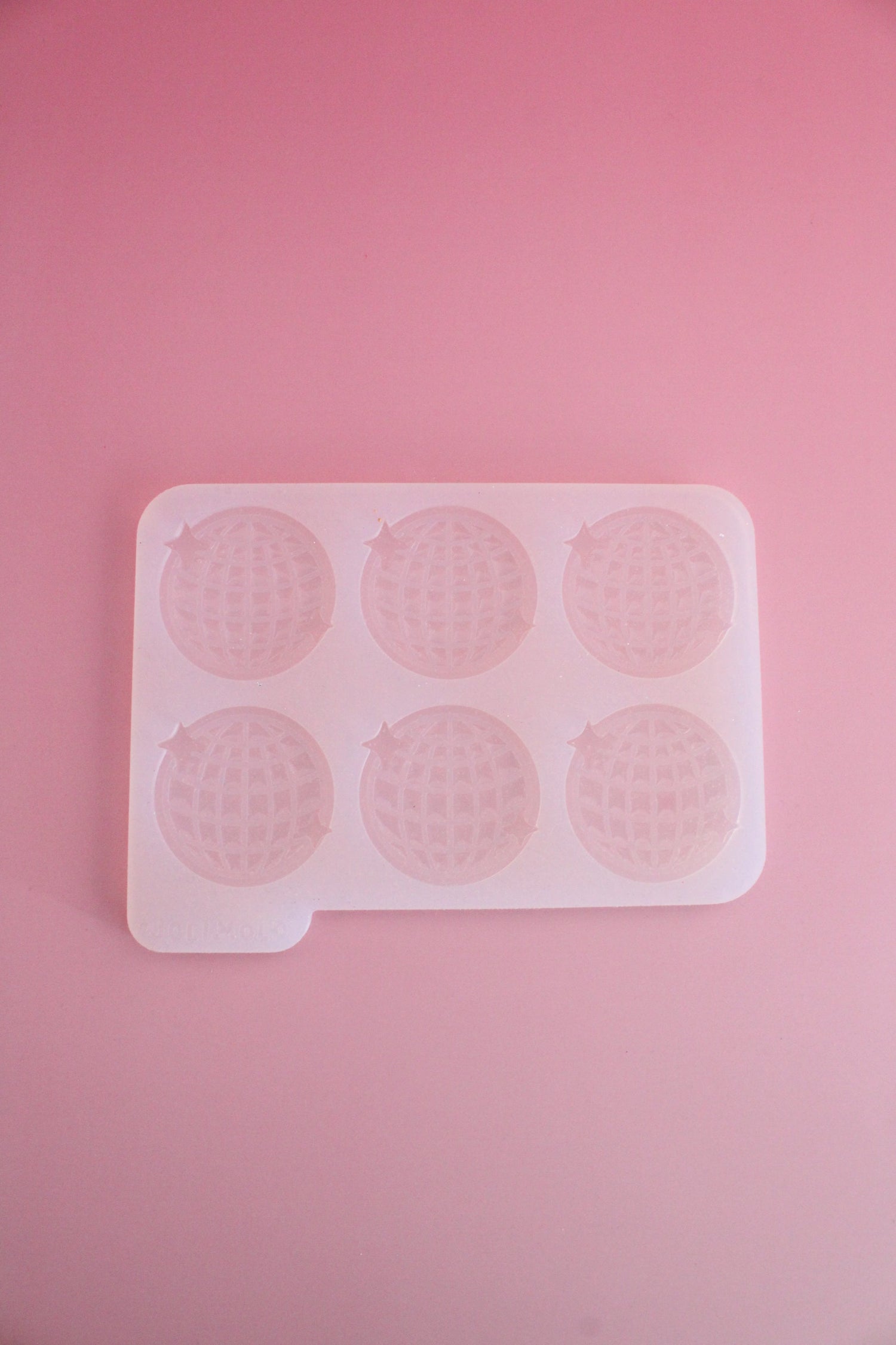 Moule silicone broche DISCO - 6 broches