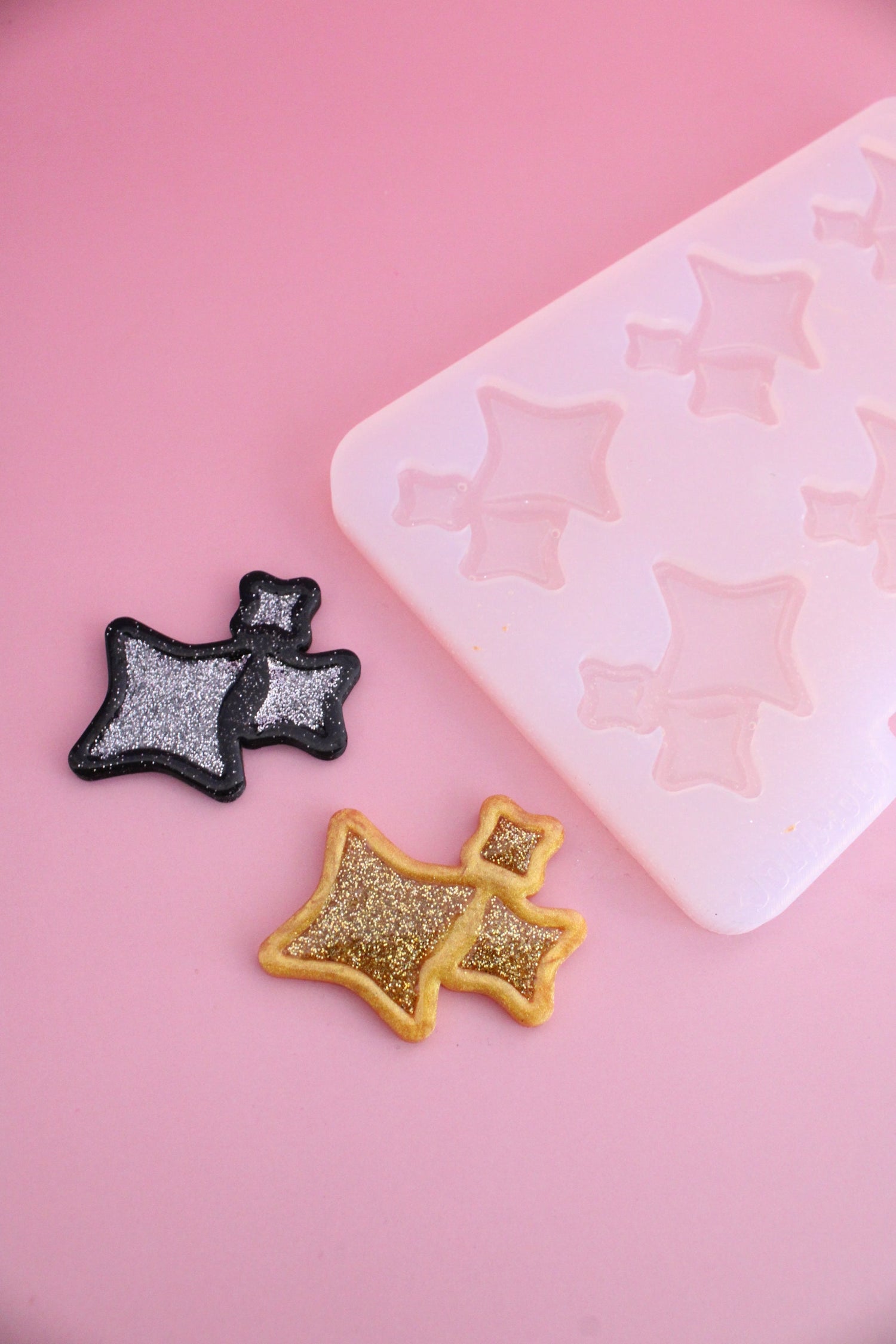 Moule silicone broche ETINCELLES- 6 broches