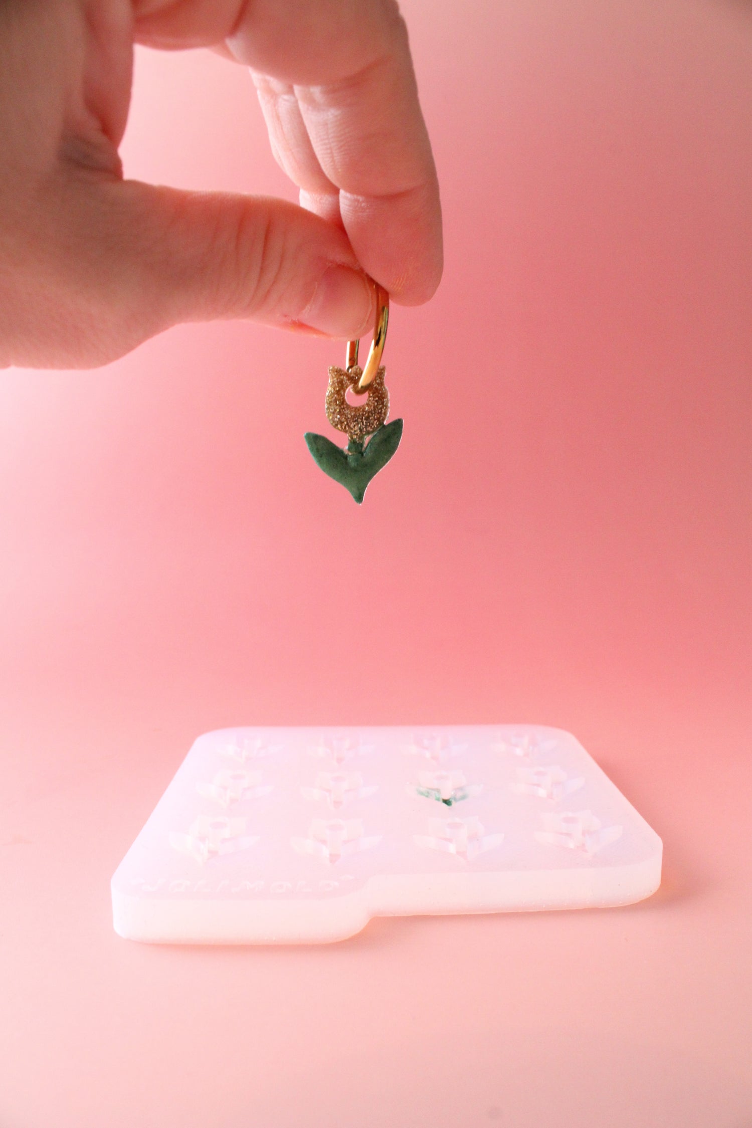 Moule silicone pampille TULIPE - 6 paires