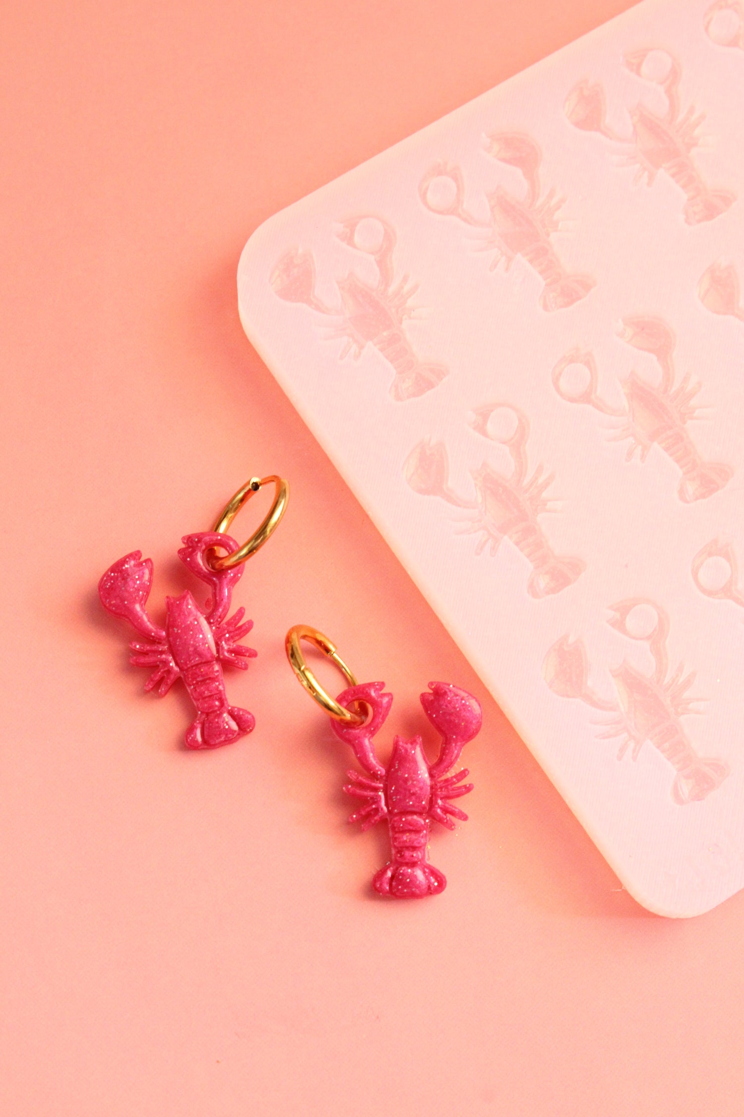 Moule silicone pampille HOMARD - 6 paires